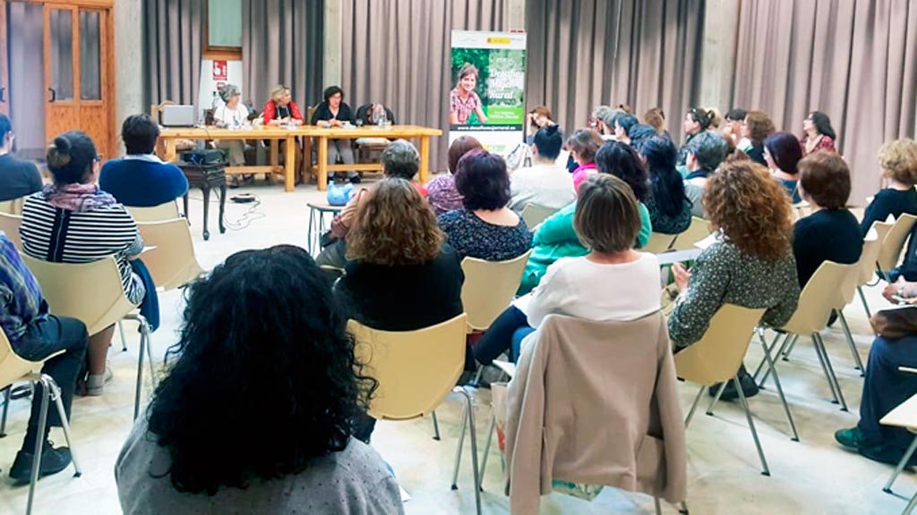 Nace una nueva web para potenciar el emprendimiento femenino 1 Asistentes al encuentro celebrado en Boceguillas. / el adelantado