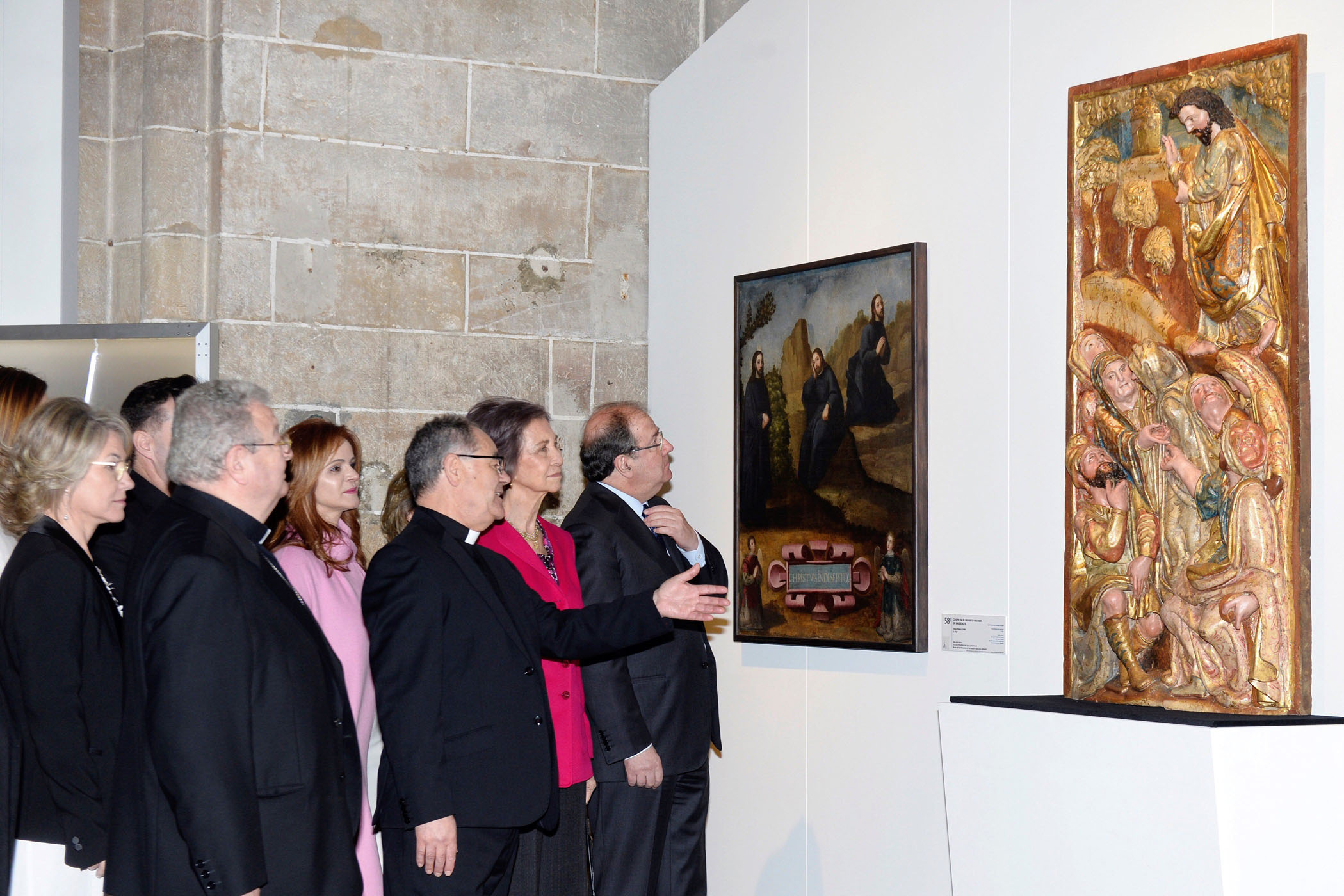 La Reina Sofía participó en la inauguración de las Edades junto a, entre otros, Juan Vicente Herrera y Silvia Clemente.