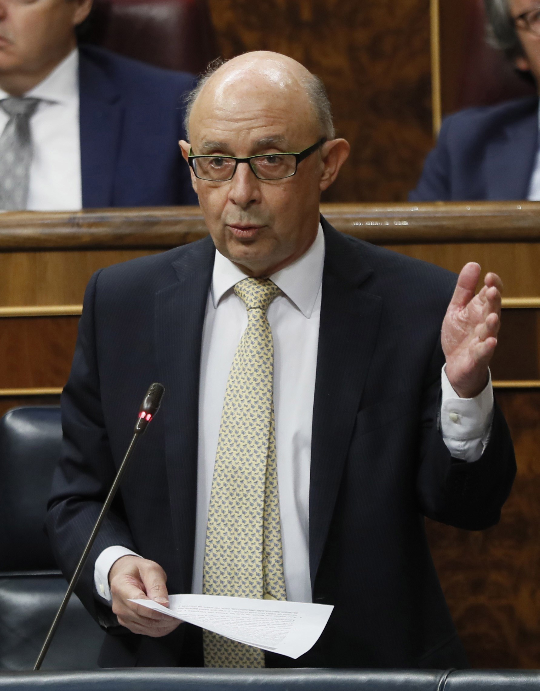 El ministro de Hacienda y Función Pública, Cristóbal Montoro.