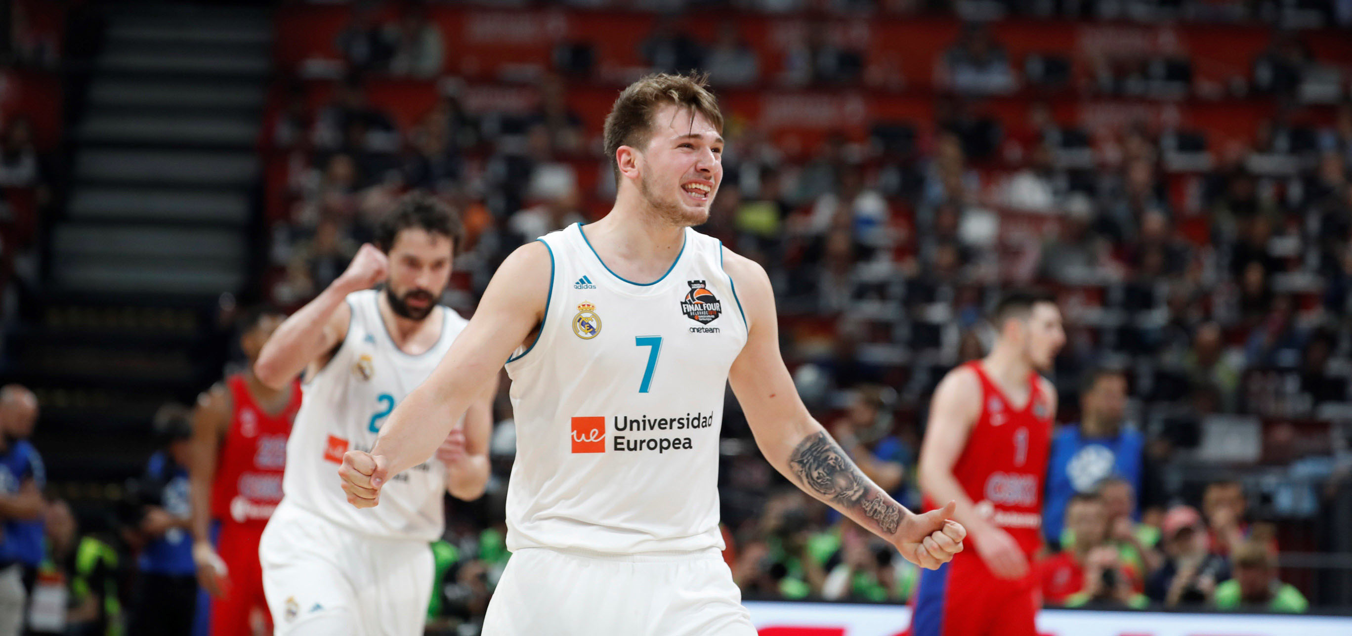 Luka Doncic fue uno de los más destacados en la victoria del Real Madrid ante el CSKA Moscú.