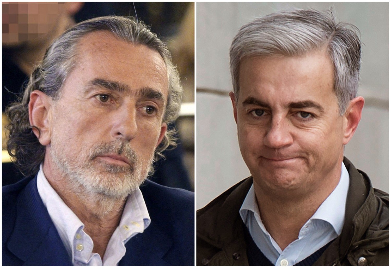 La fiscal anticorrupción ha rebajado la petición de penas para Francisco Correa (izquierda) y Ricardo Costa (derecha).