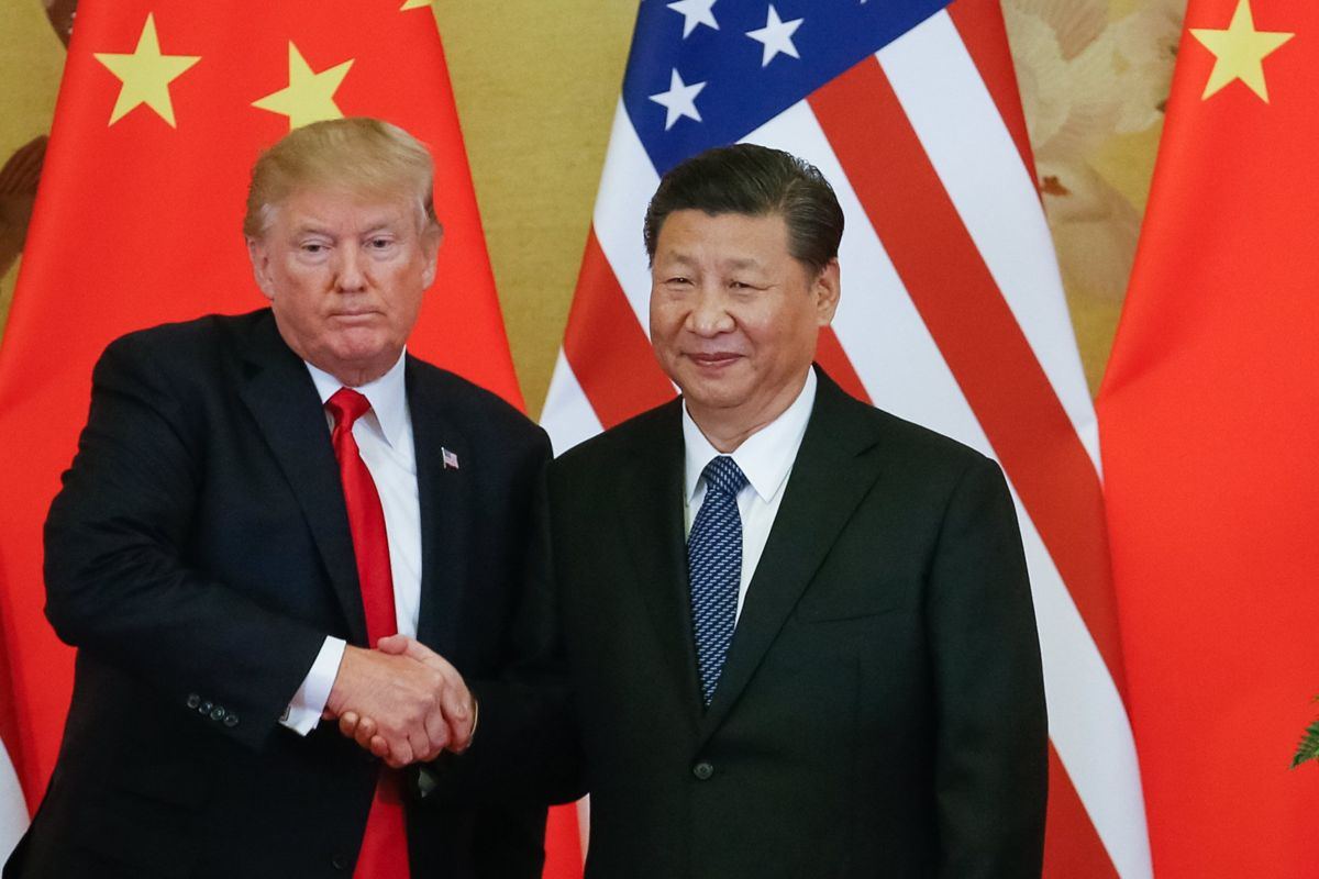 Donald Trump, presidente de Estados Unidos y Xi Jinping, presidente de China, en una imagen de archivo.
