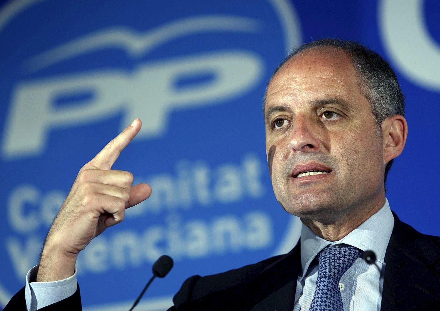 Francisco Camps (en una imagen de archivo)era el presidente de la Comunidad Valenciana durante las irregularidades.
