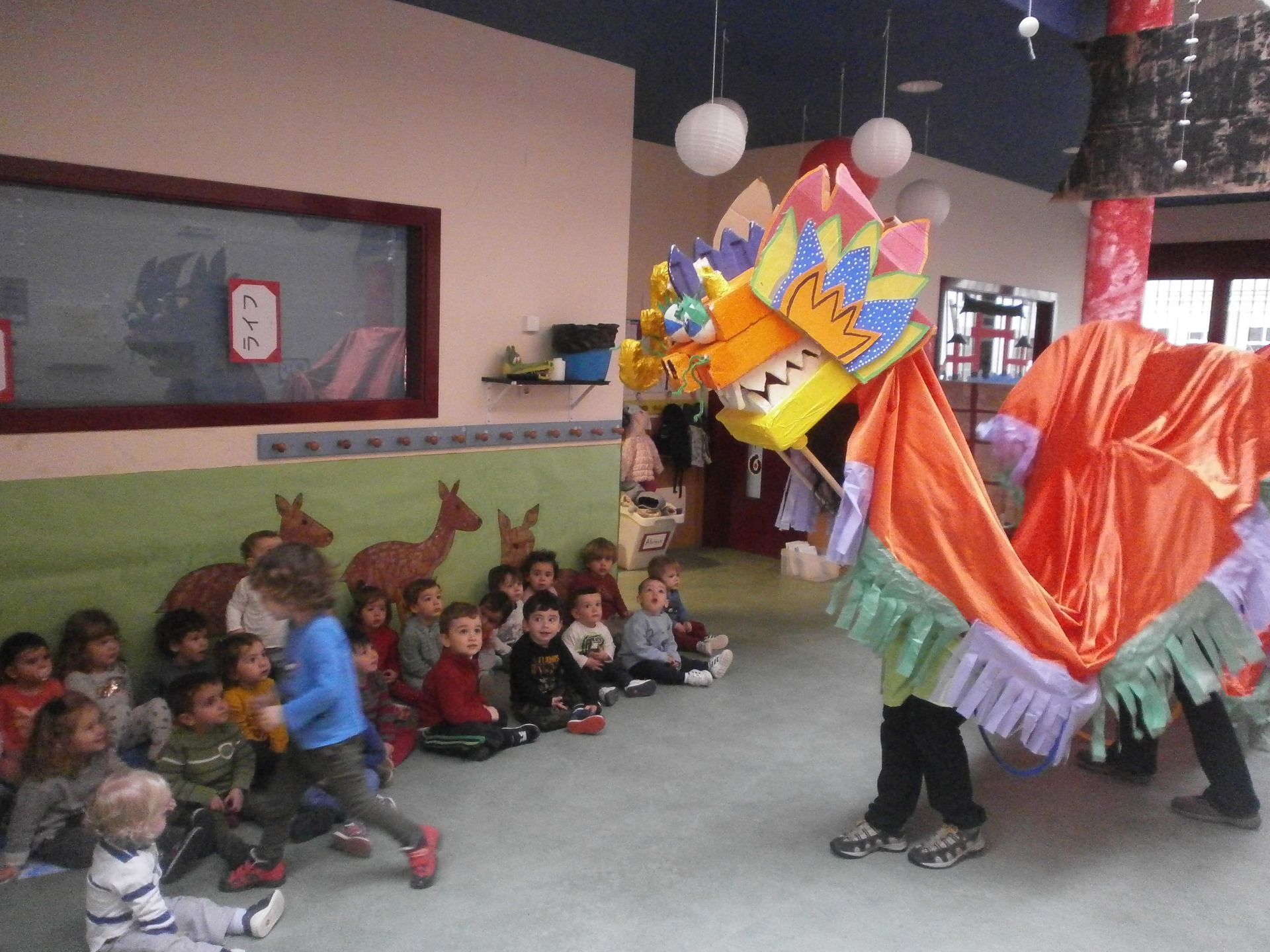 Imagen de una de las actividades realizadas en la escuela infantil municipal.
