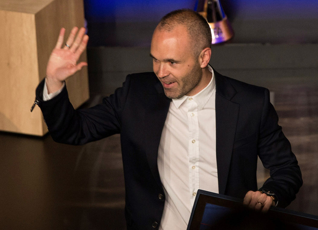Andrés Iniesta, horas antes de afrontar su último partido con el Barça.