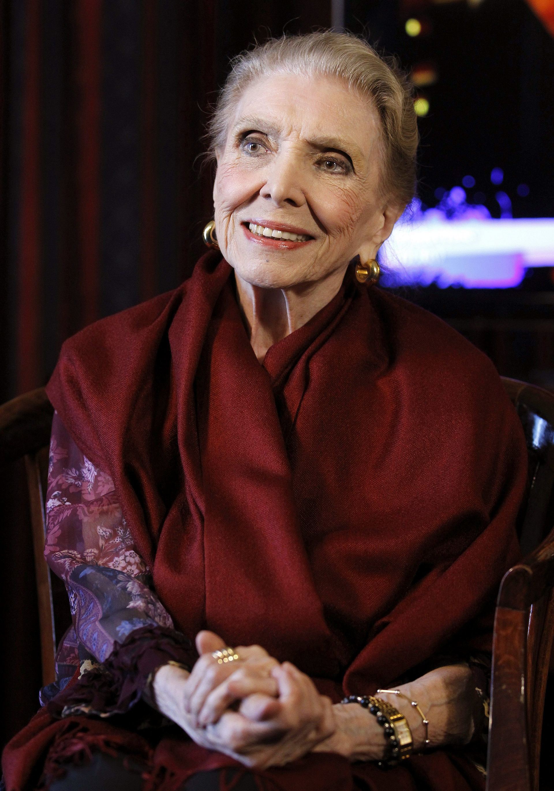 La cantante y actriz madrileña, María Dolores Pradera.