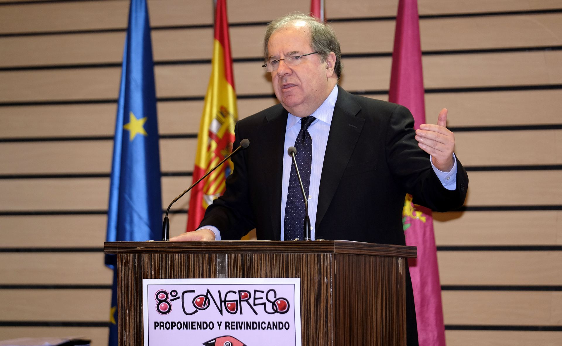 El presidente de la Junta de Castilla y León, Juan Vicente Herrera.