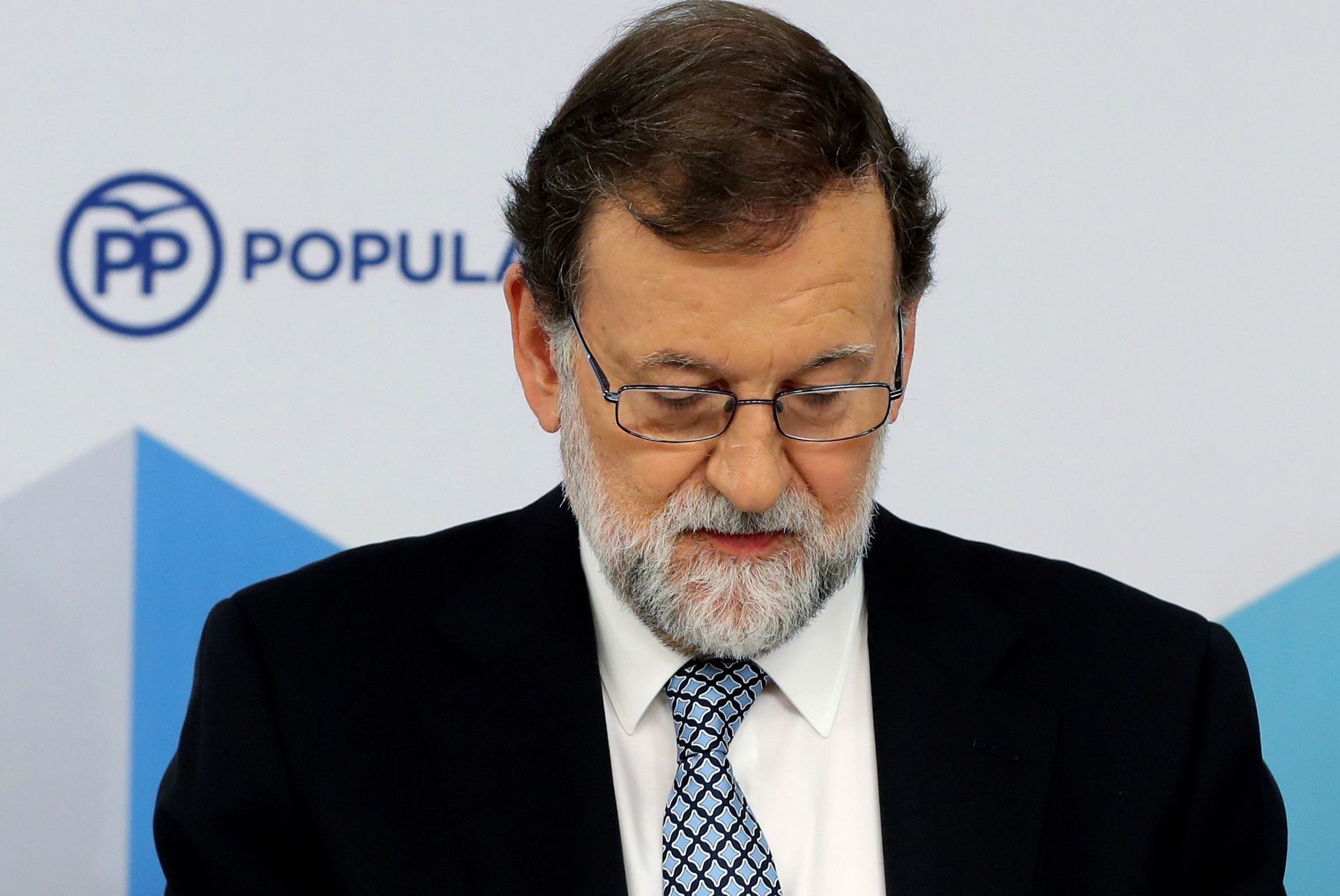El líder del PP, Mariano Rajoy durante la reunión del Comité Nacional.