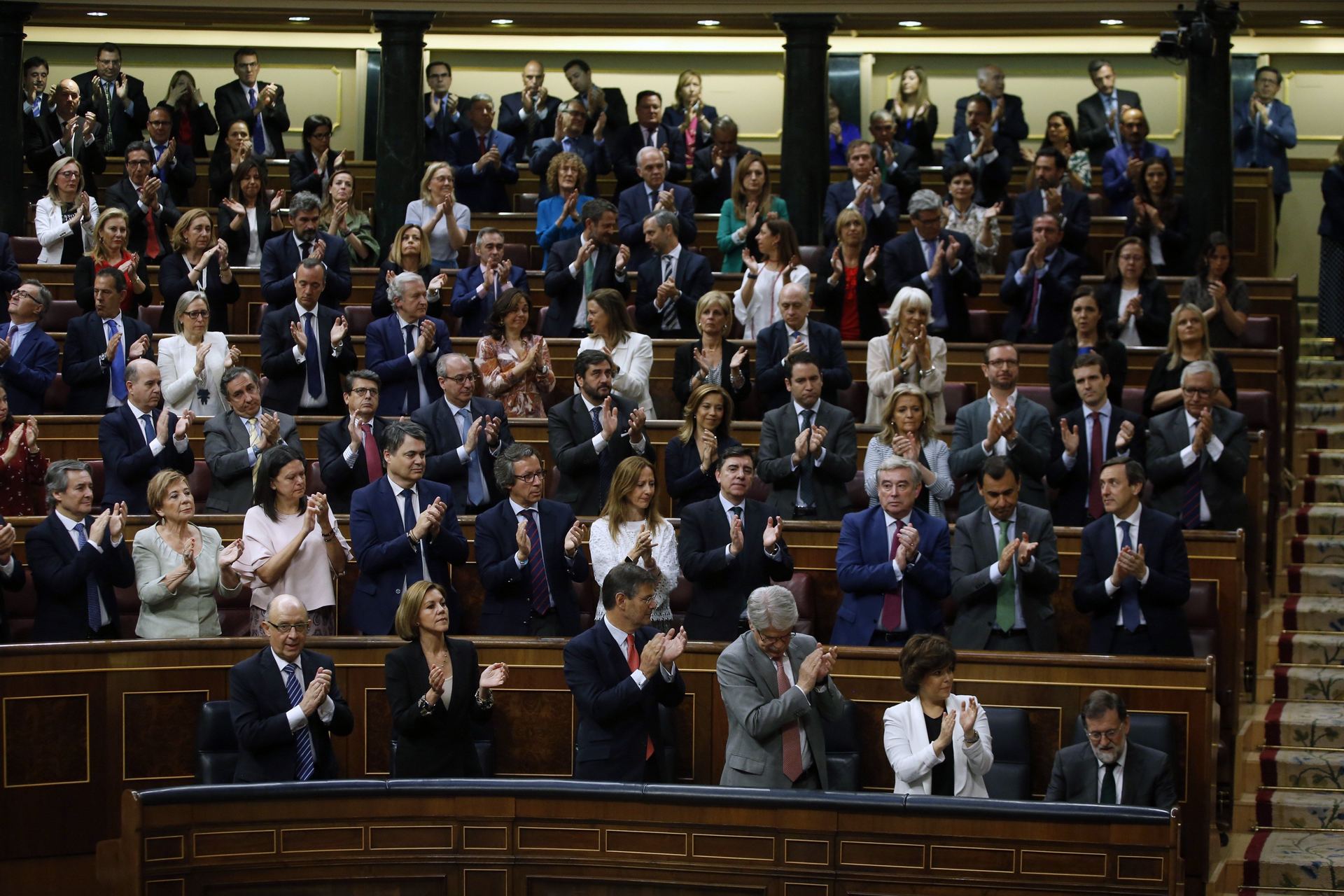 Segunda jornada de la moción de censura