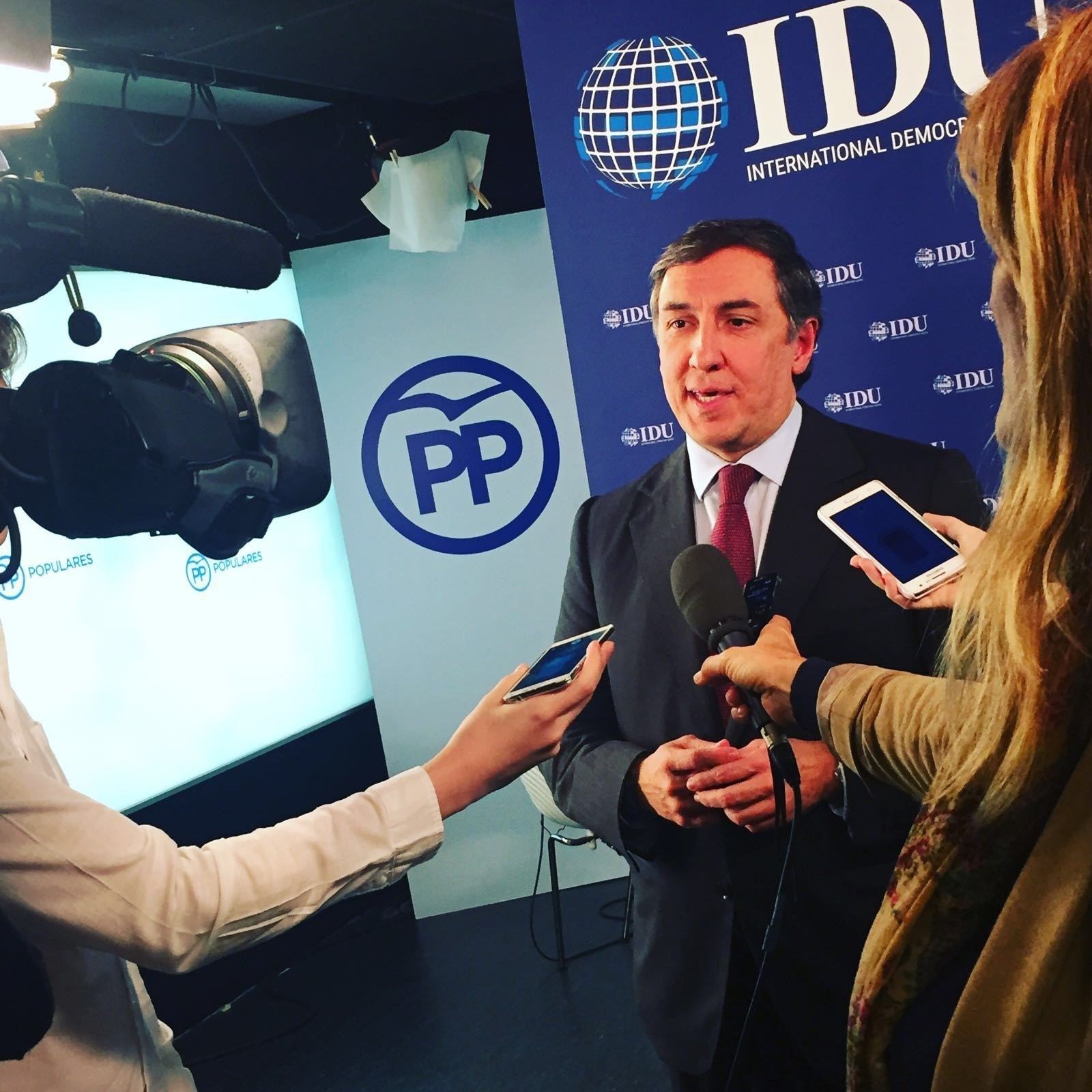 El portavoz del PP en la Comisión de Asuntos Exteriores del Congreso, José Ramón García-Hernández.