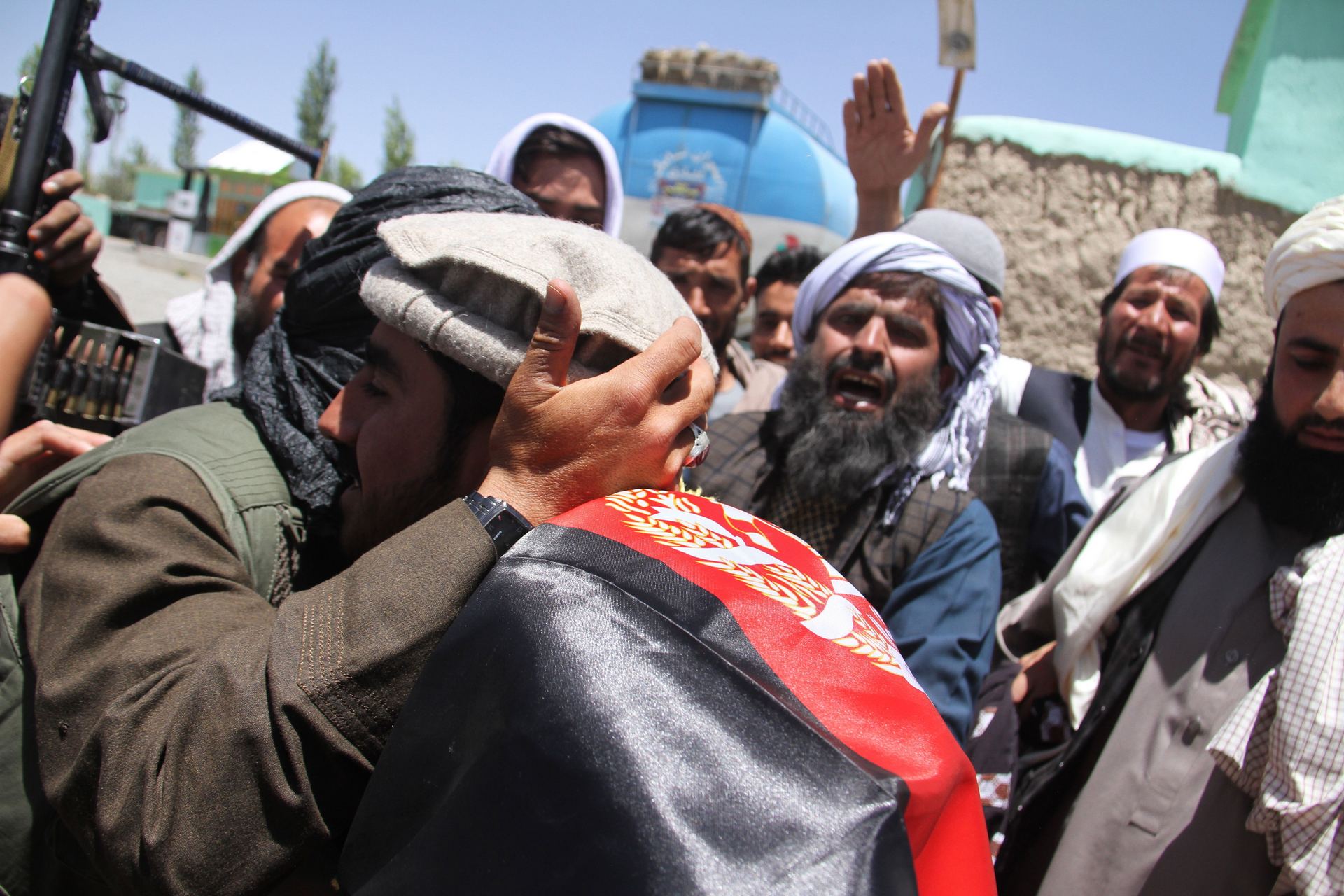 Taliban greet people on Eid al-Fitr amid ceasefire in Paktia