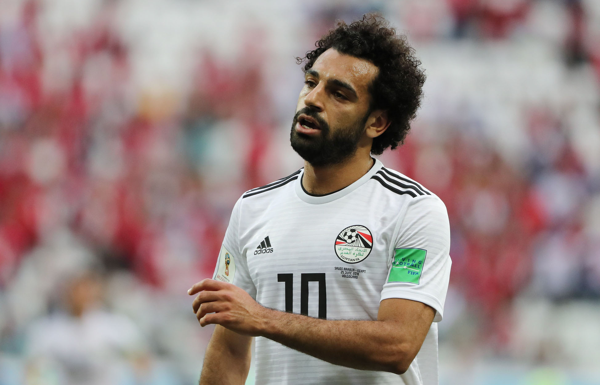 Salah marcó un gol que apenas celebró para cerrar su participación en Rusia.