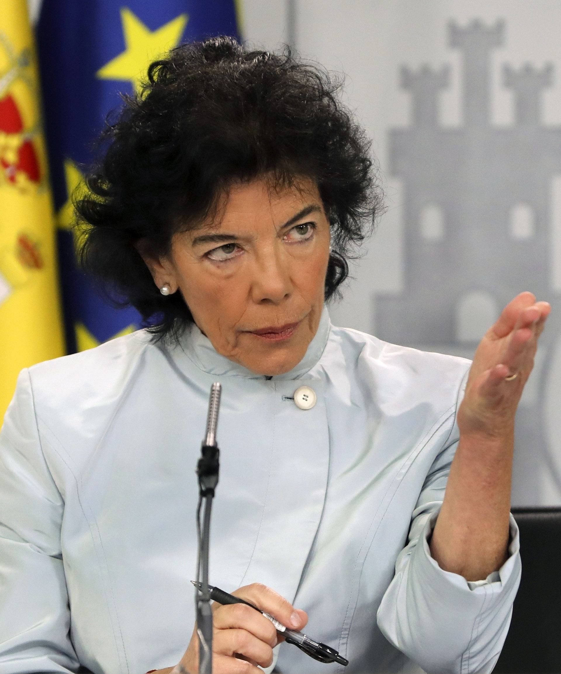 La nueva ministra de Educación y portavoz del Ejecutivo, Isabel Celáa.