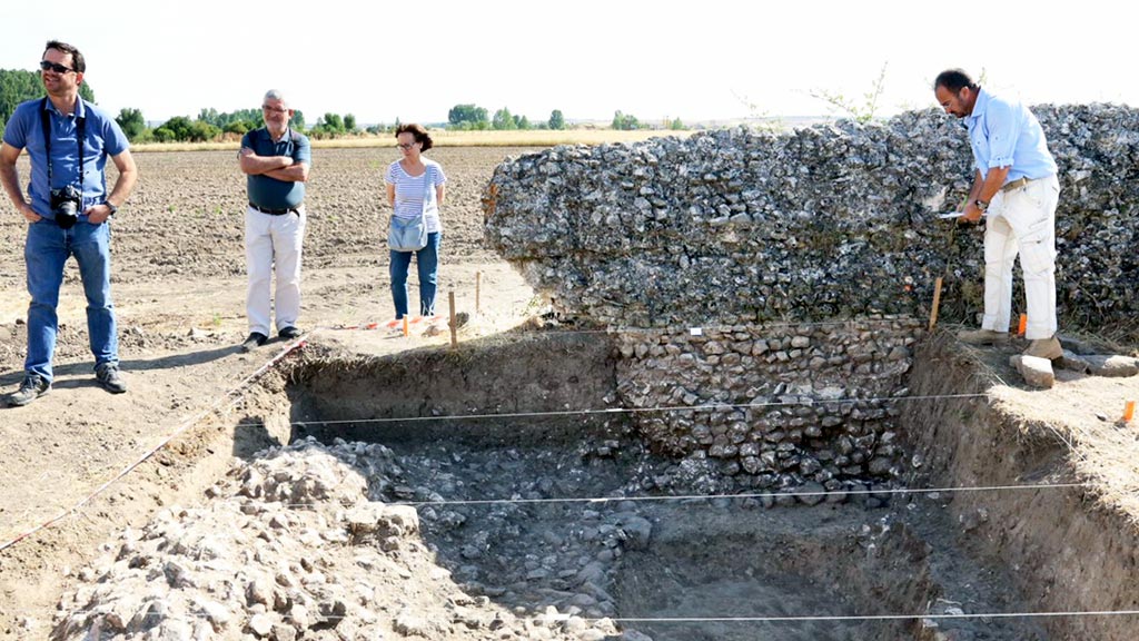 Este es el tercer verano en el que profesionales trabajarán en el yacimiento de Duratón. / el adelantado