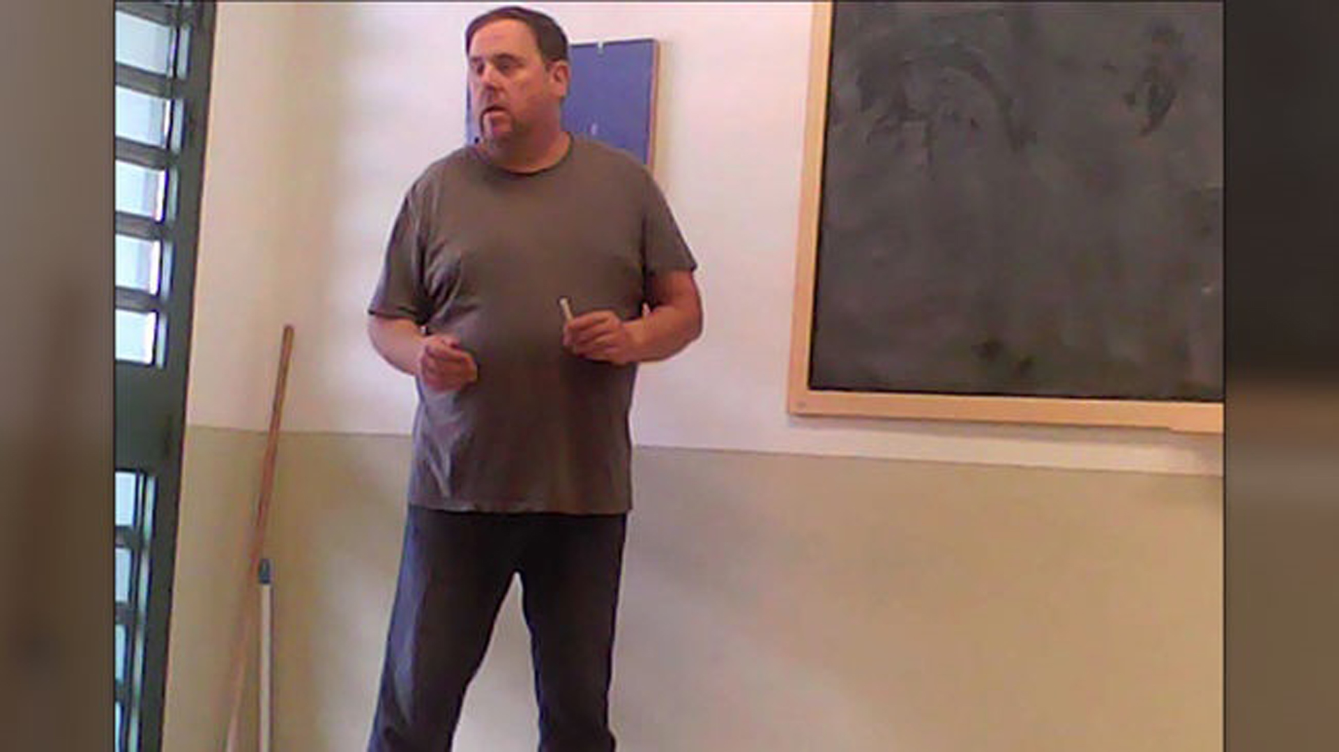 Oriol Junqueras en una imagen captada desde la prisión.