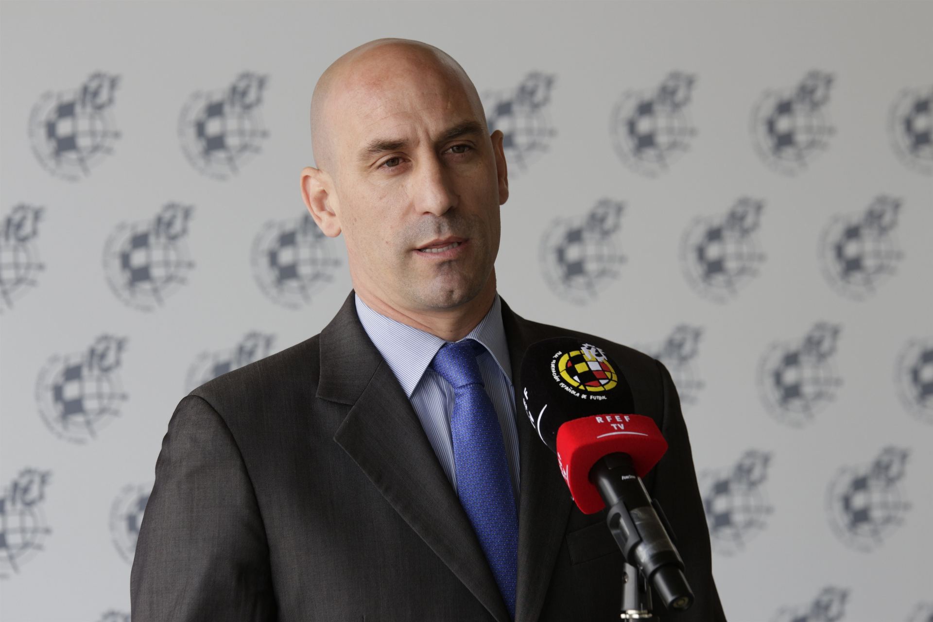 El presidente de la Real Federación Española de Fútbol, Luis Rubiales.