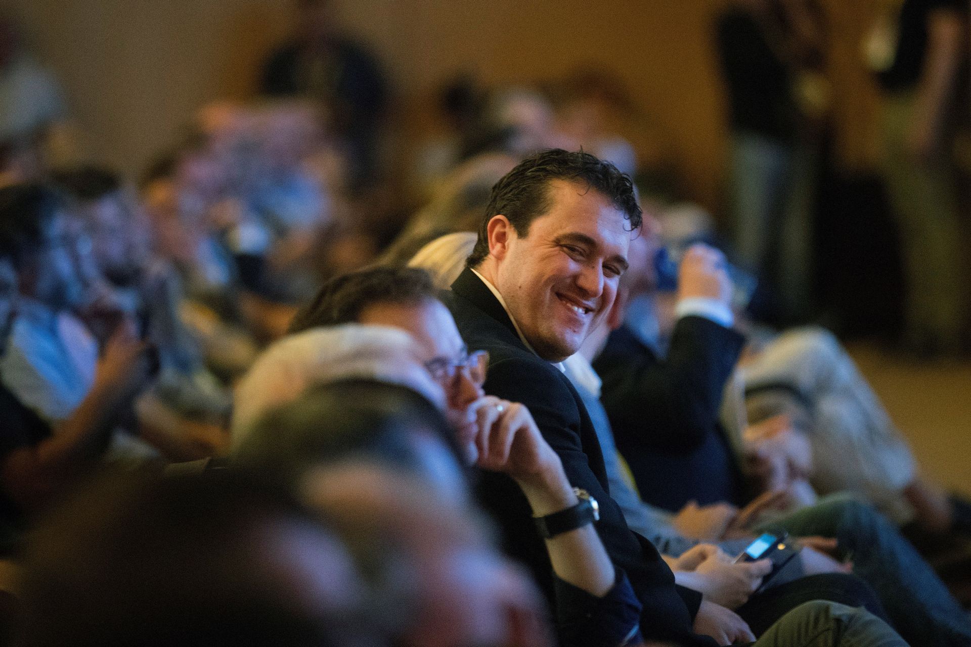 David Bonvehí tras ser proclamado como nuevo presidente del PDeCAT.