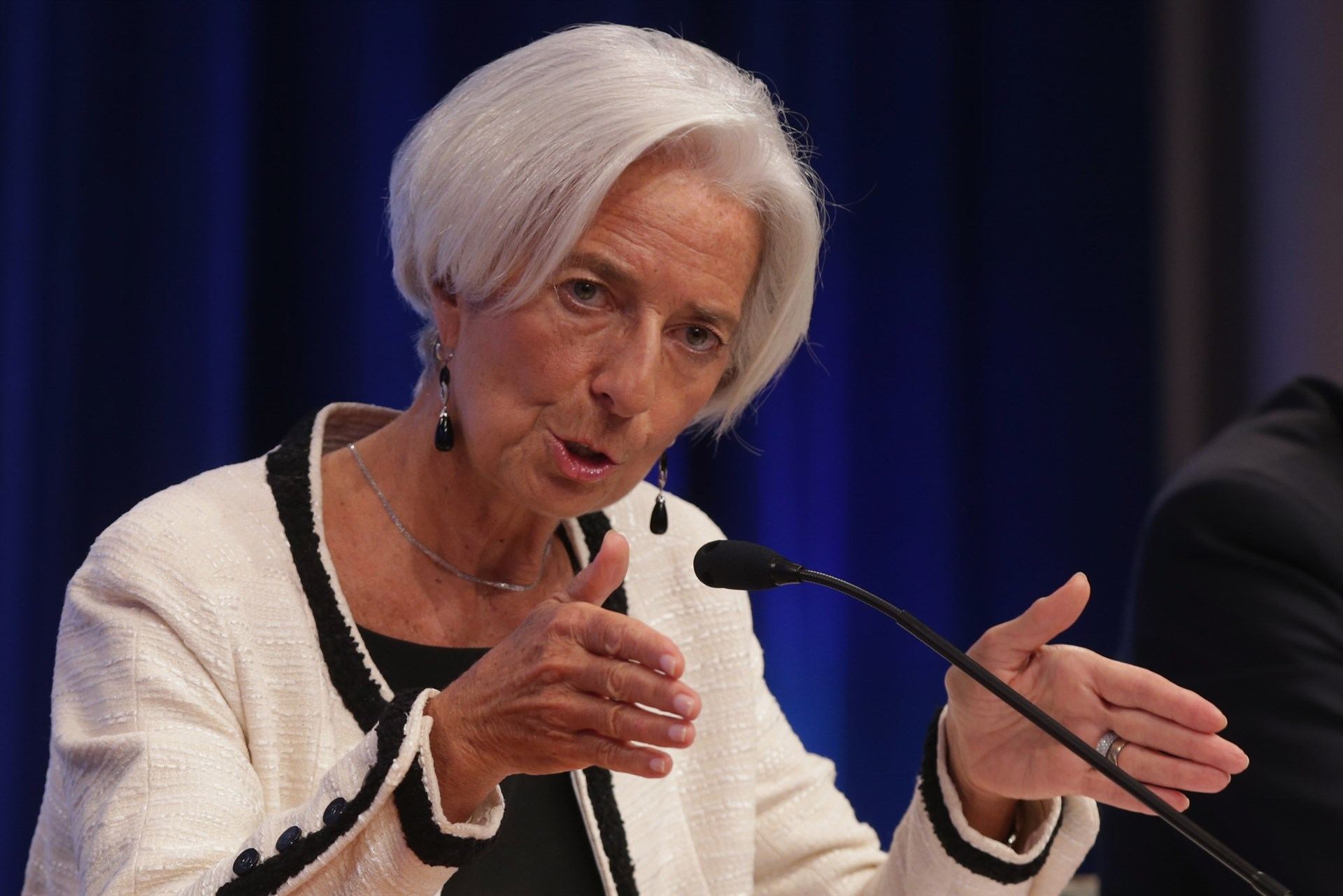 Christine Lagarde, directora del Fondo Monetario Internacional.