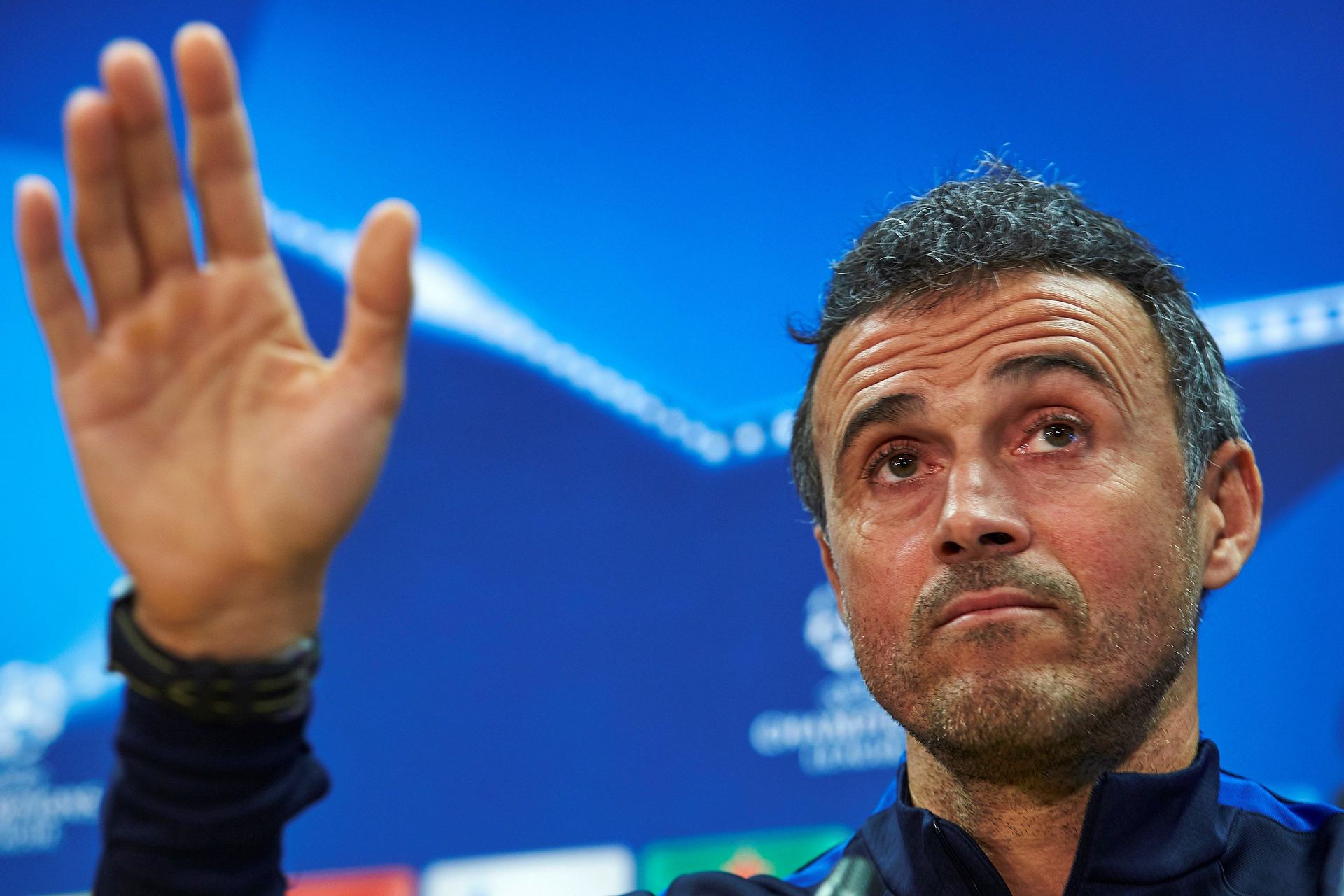 El exentrenador del FC Barcelona y nuevo seleccionador nacional de fútbol, Luis Enrique.