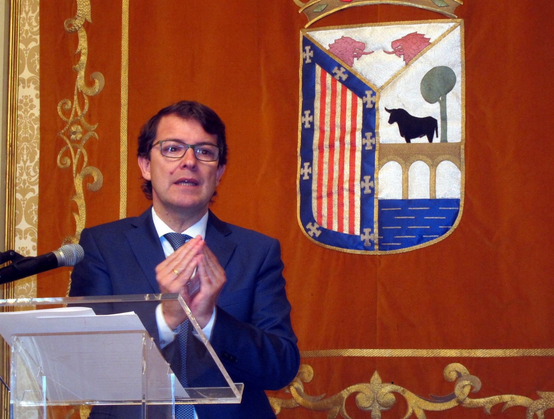 El presidente del PP de Castilla y León, Alfonso Fernández Mañueco.