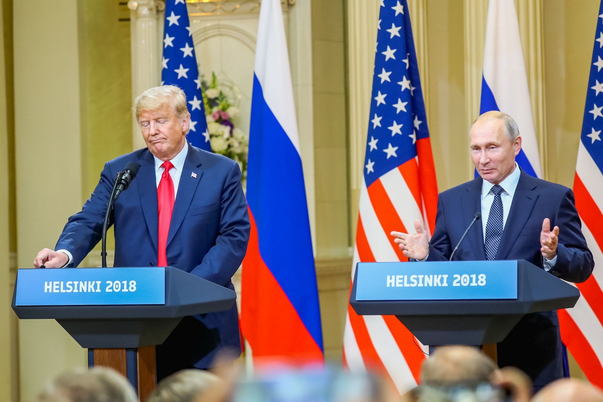Trump y Putin se reúnen en Helsinki