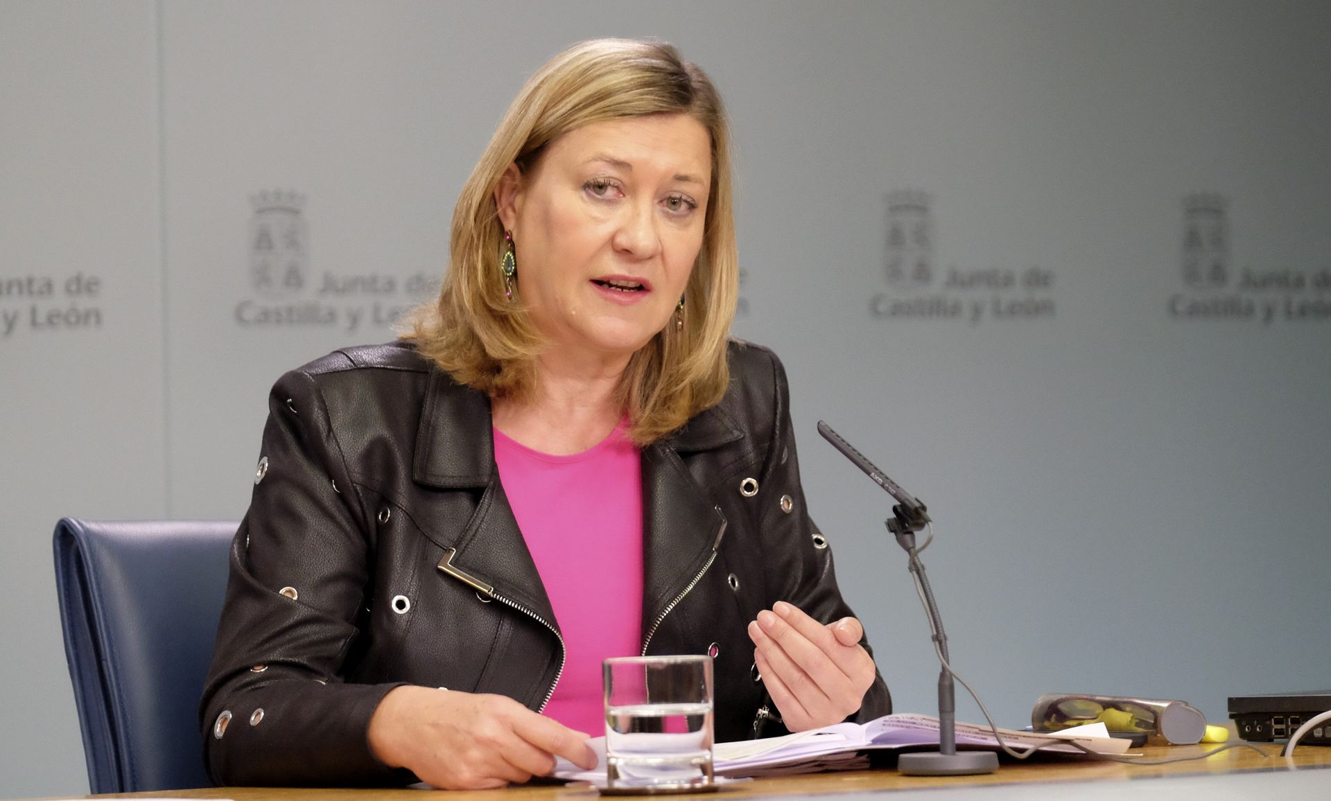 La consejera de Economía y Hacienda, Pilar del Olmo.