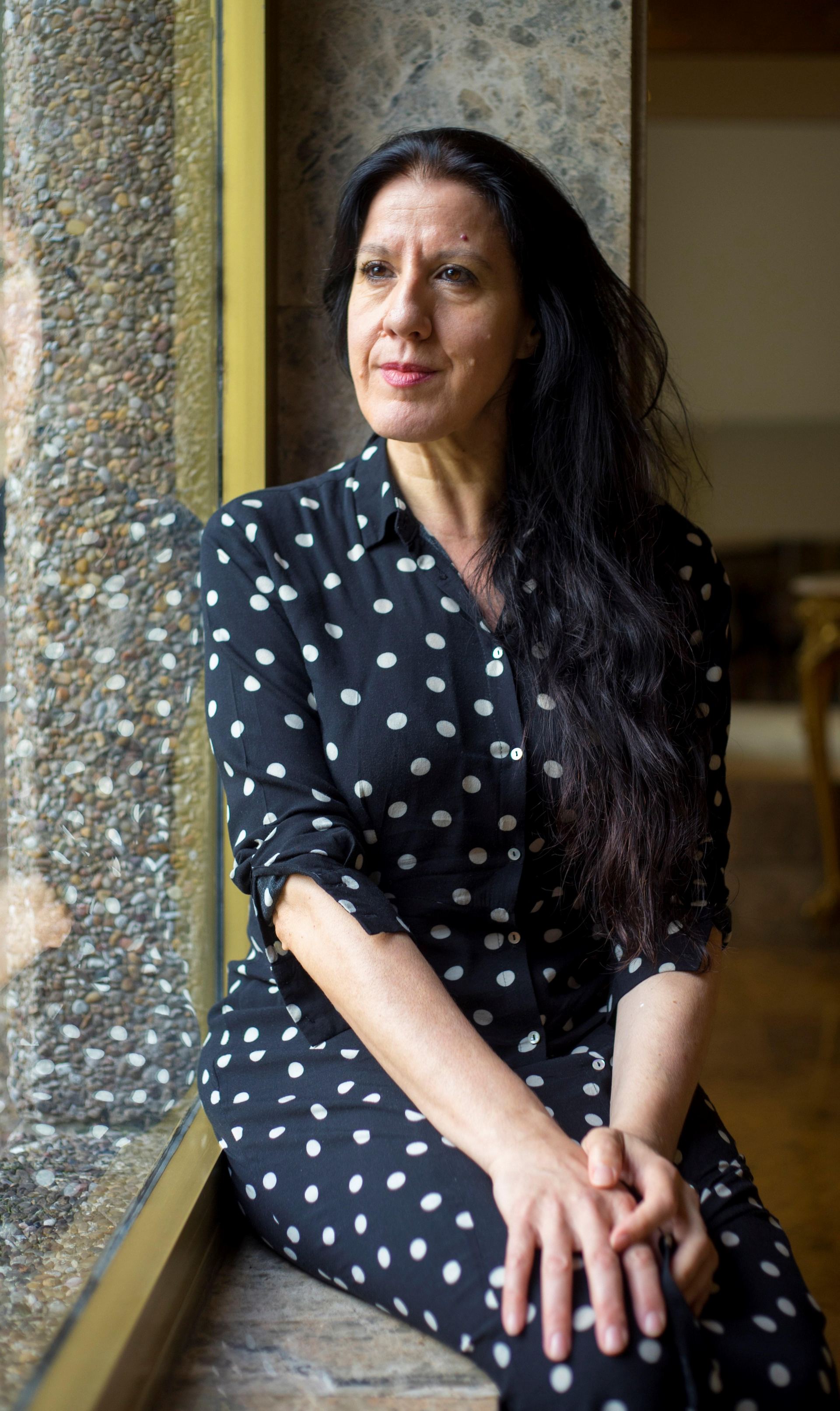 La bailarina y coreógrafa María Pagés posa ante los medios.