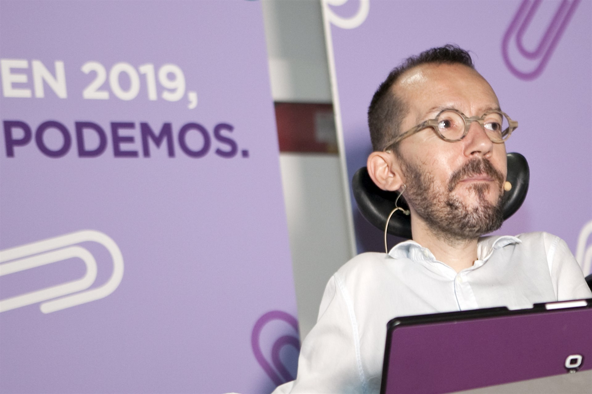 El secretario de Organización de Podemos, Pablo Echenique.
