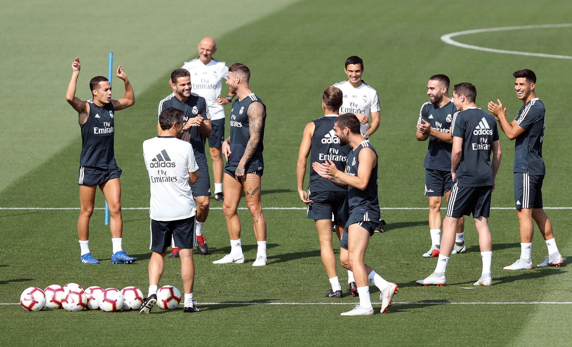 Entrenamiento del Real Madrid