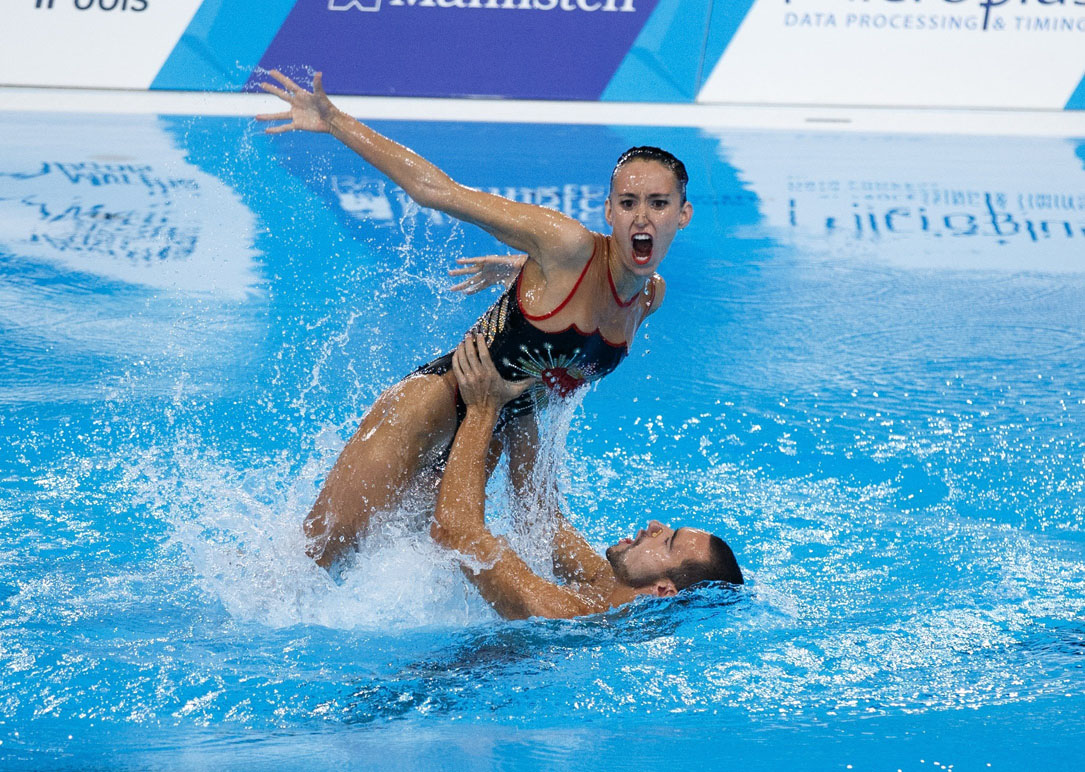 El dúo mixto español, formado por Berta Ferreras y Pau Ribes.