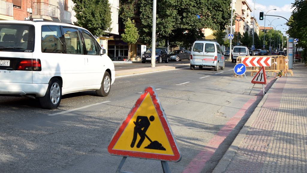 IU pide que las obras sirvan para ensayar la reducción de tráfico 1 9_2_obras-Rpardos