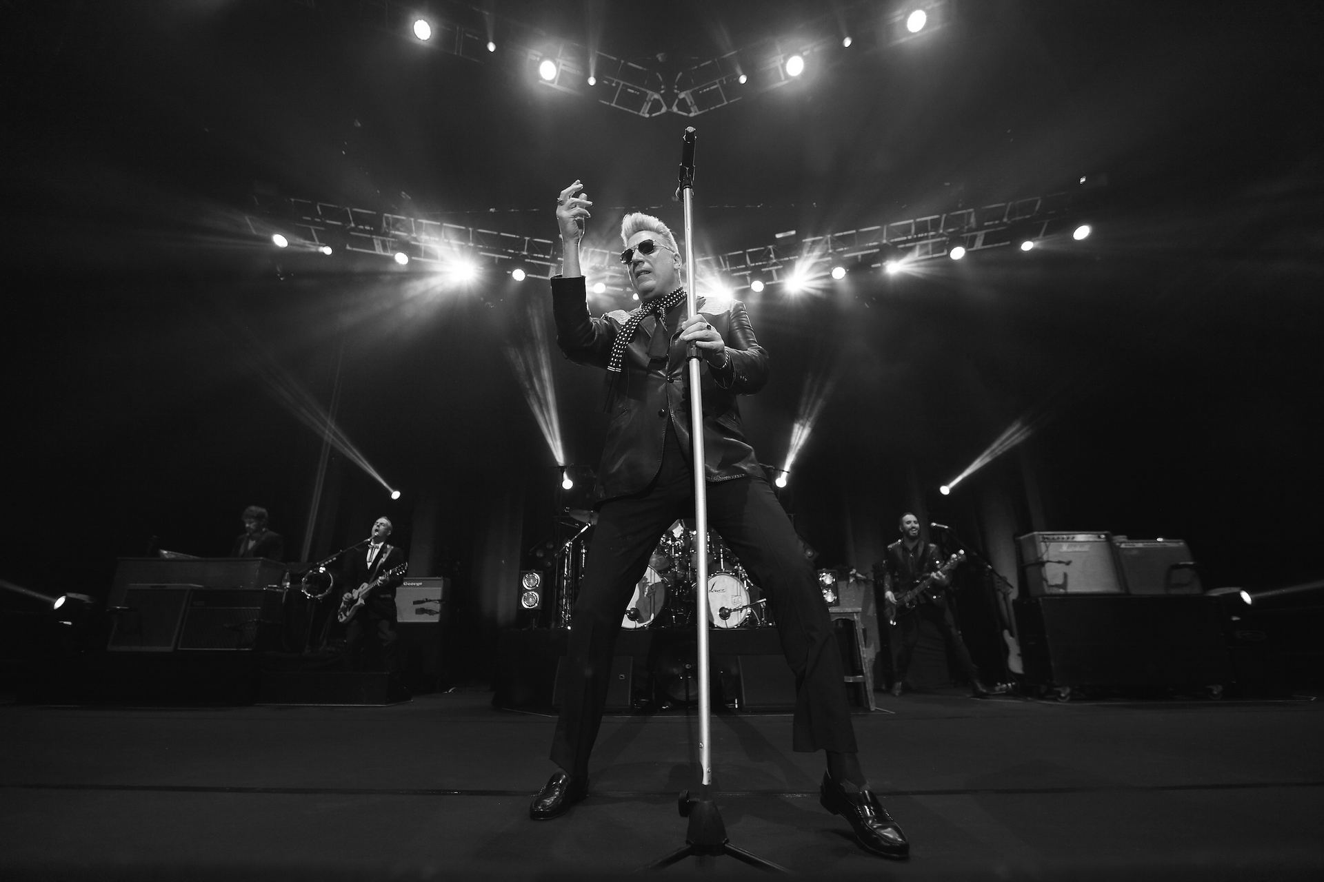 Imagen de archivo de un concierto de Loquillo y su banda.