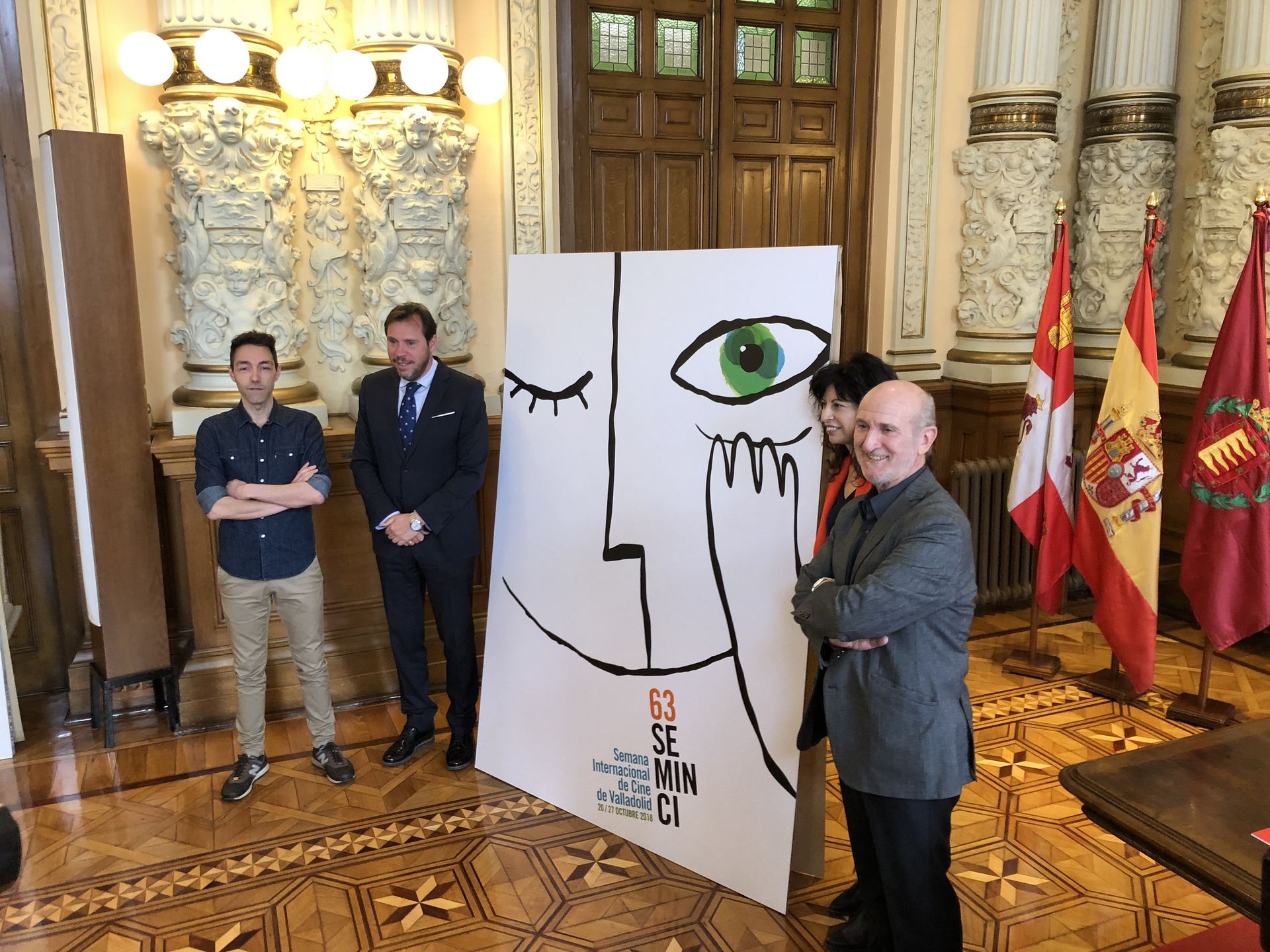 Imagen de la presentación del cartel de la 63 edición de Seminci.