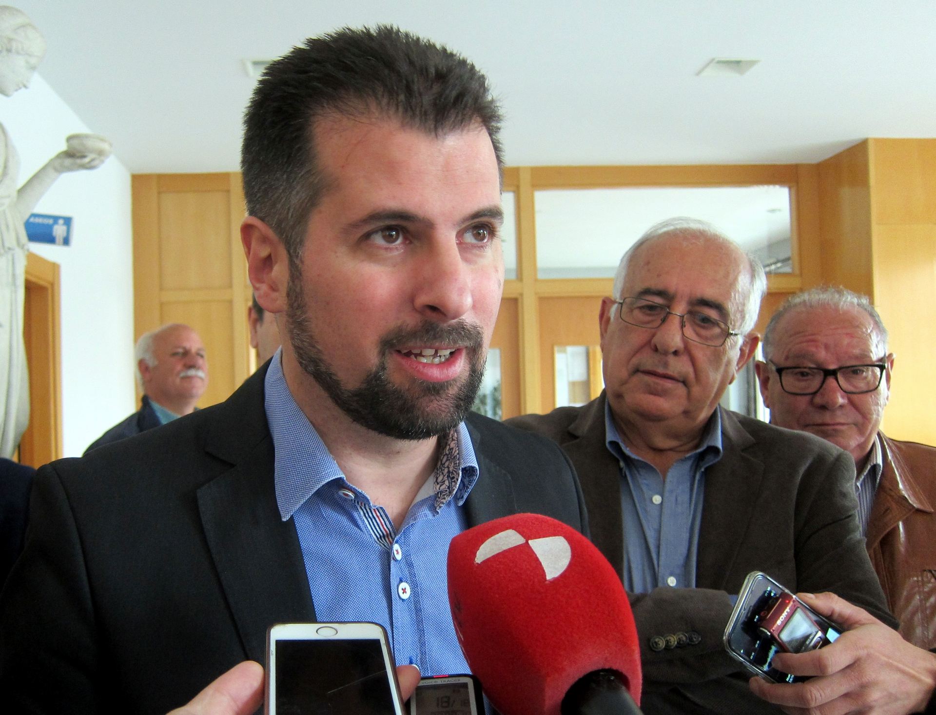 El secretario general del PSOE de Castilla y León, Luis Tudanca.