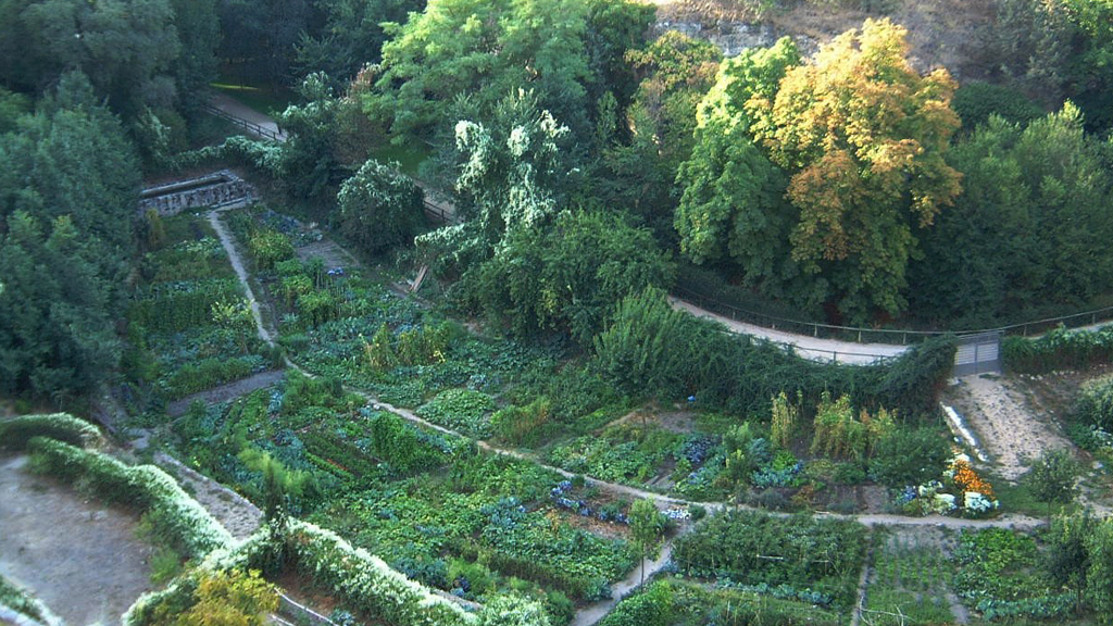 Huertos de ocio de la capital segoviana, junto al río Clamores. / el adelantado