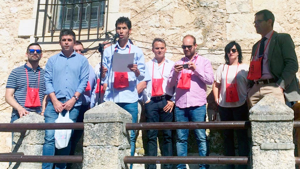Javier Guerra, en un momento del pregón./EL ADELANTADO