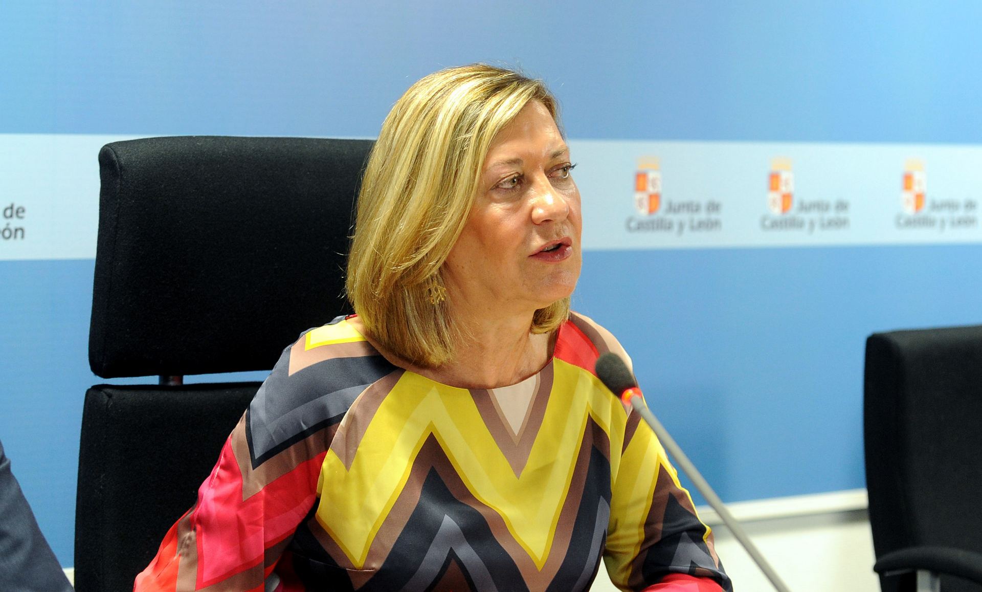 La consejera de Economía y Hacienda, Pilar del Olmo.