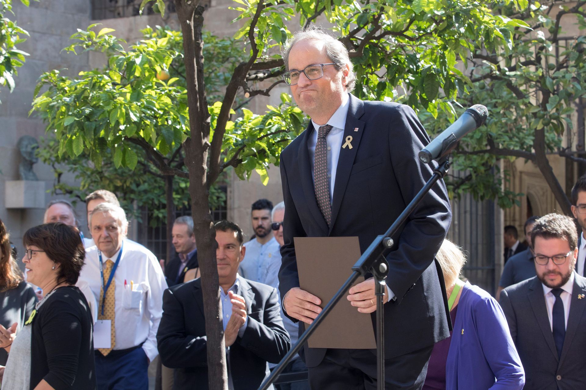 El presidente de la Generalitat de Cataluña, Quim Torra.