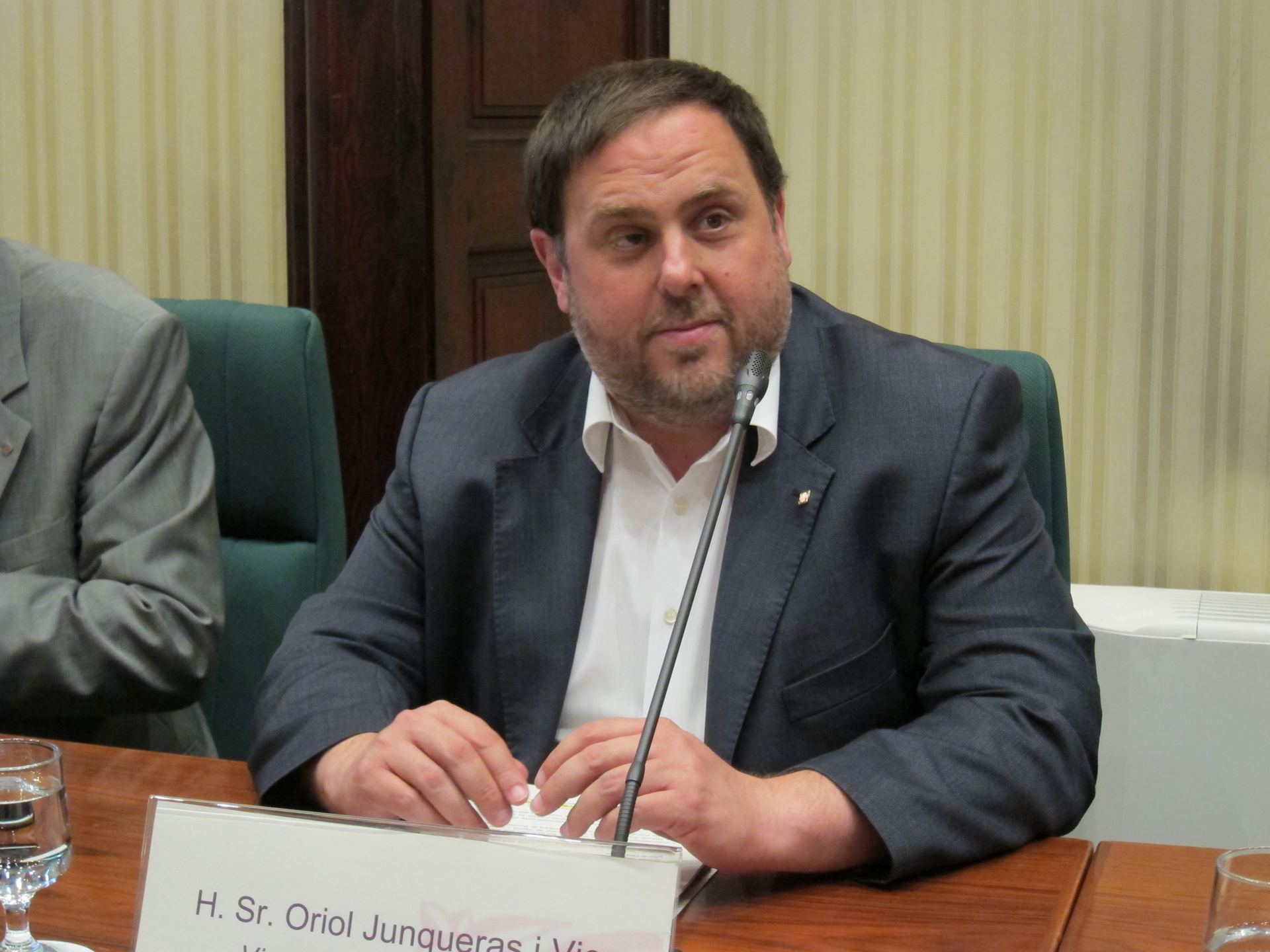 El exvicepresidente de la Generalitat de Cataluña, Oriol Junqueras.