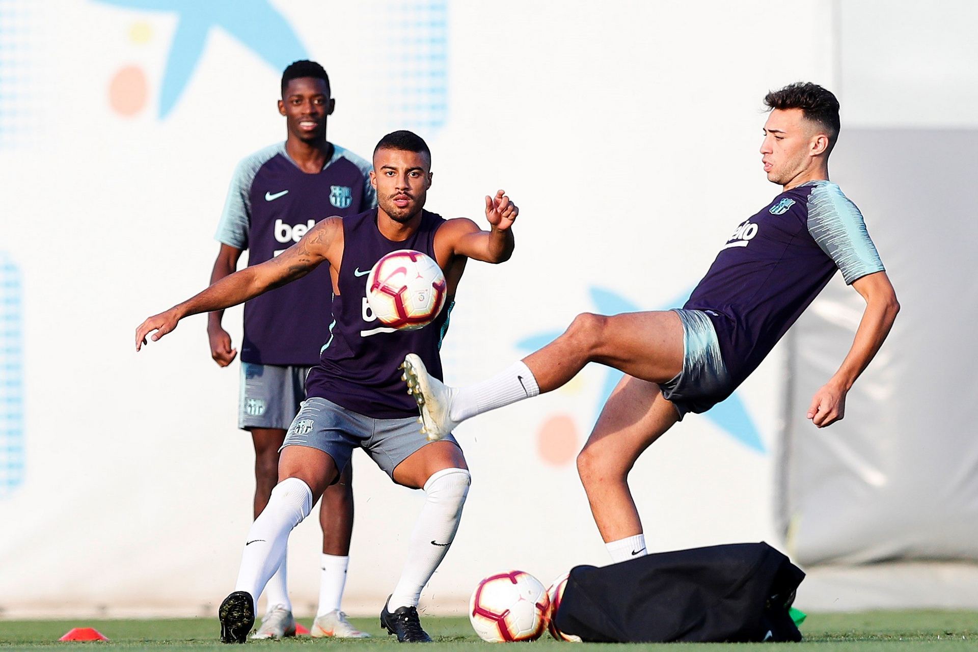 EL FC BARCELONA PREPARA SU PARTIDO ANTE EL CLUB DEPORTIVO LEGANÉS