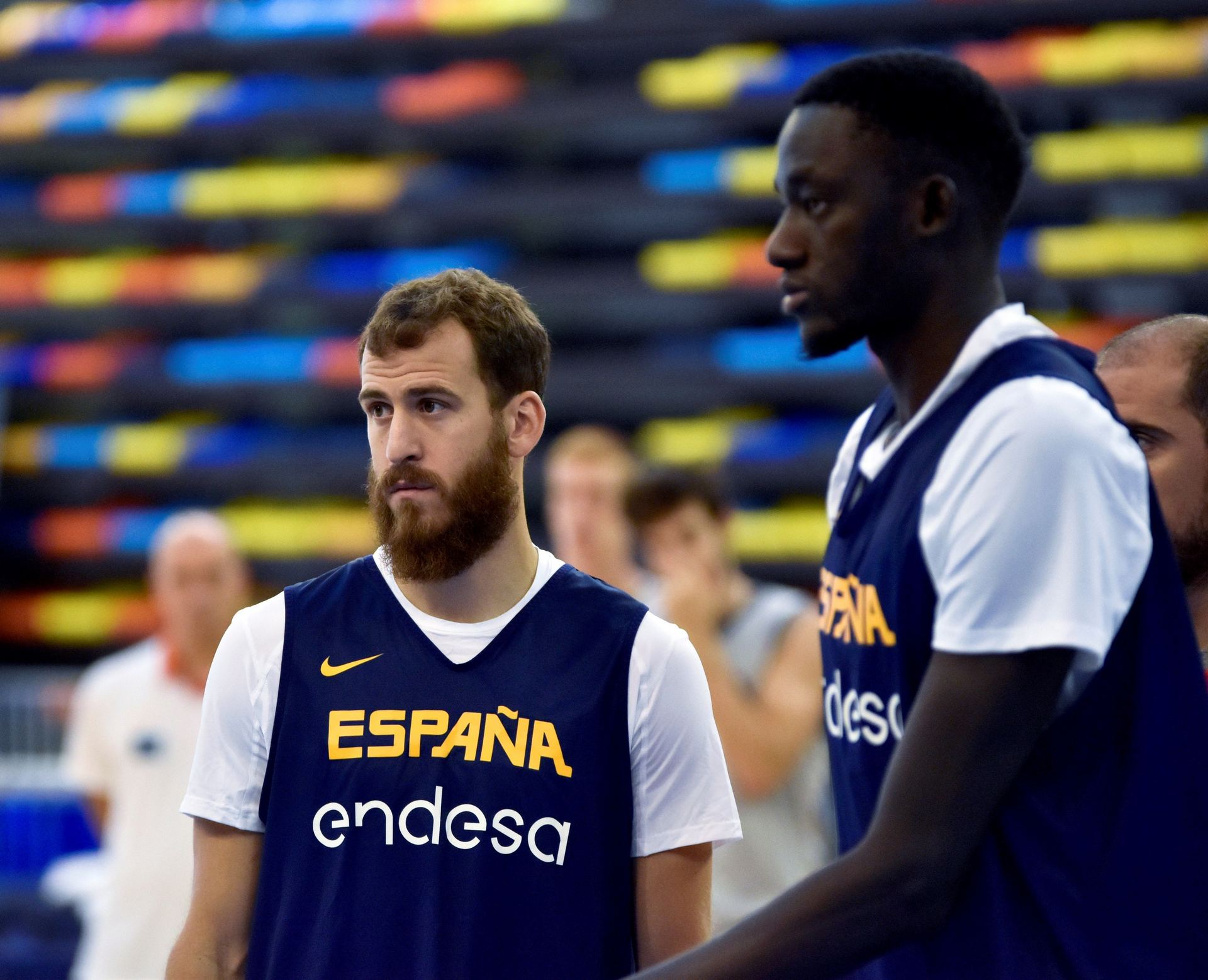 Sergio Rodríguez e Ilimane Diop quieren ser dos jugadores claves en el encuentro ante la selección de Ucrania.