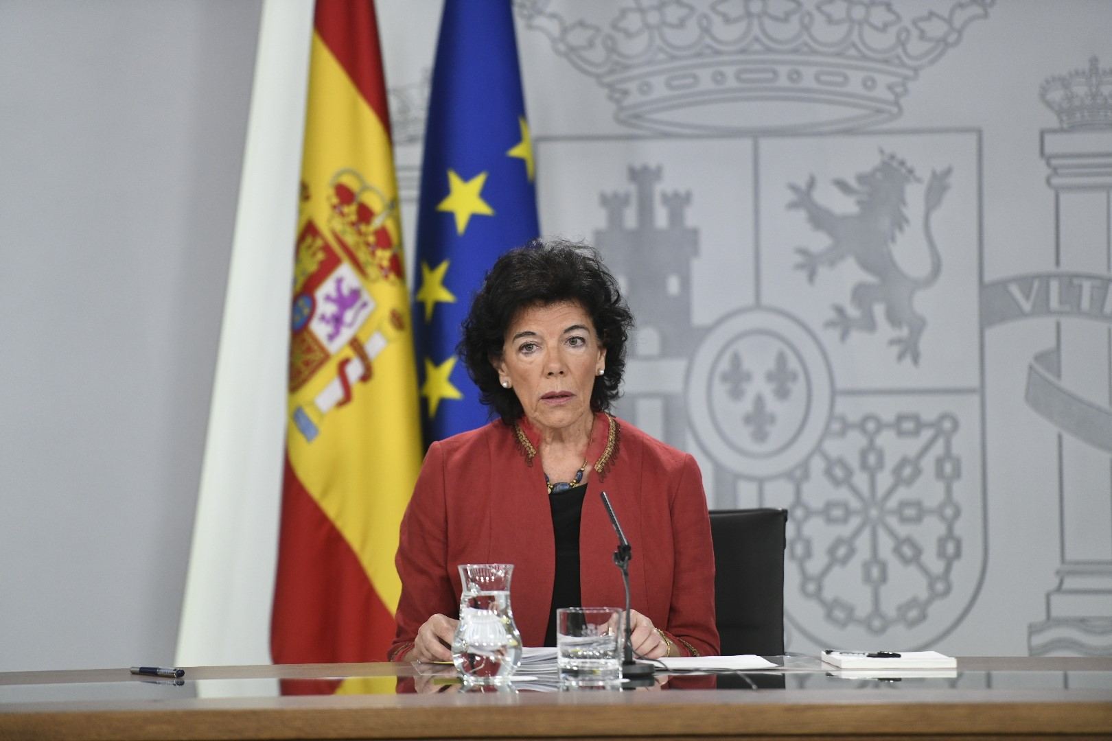 Imagen de la rueda de prensa del Consejo de Gobierno.