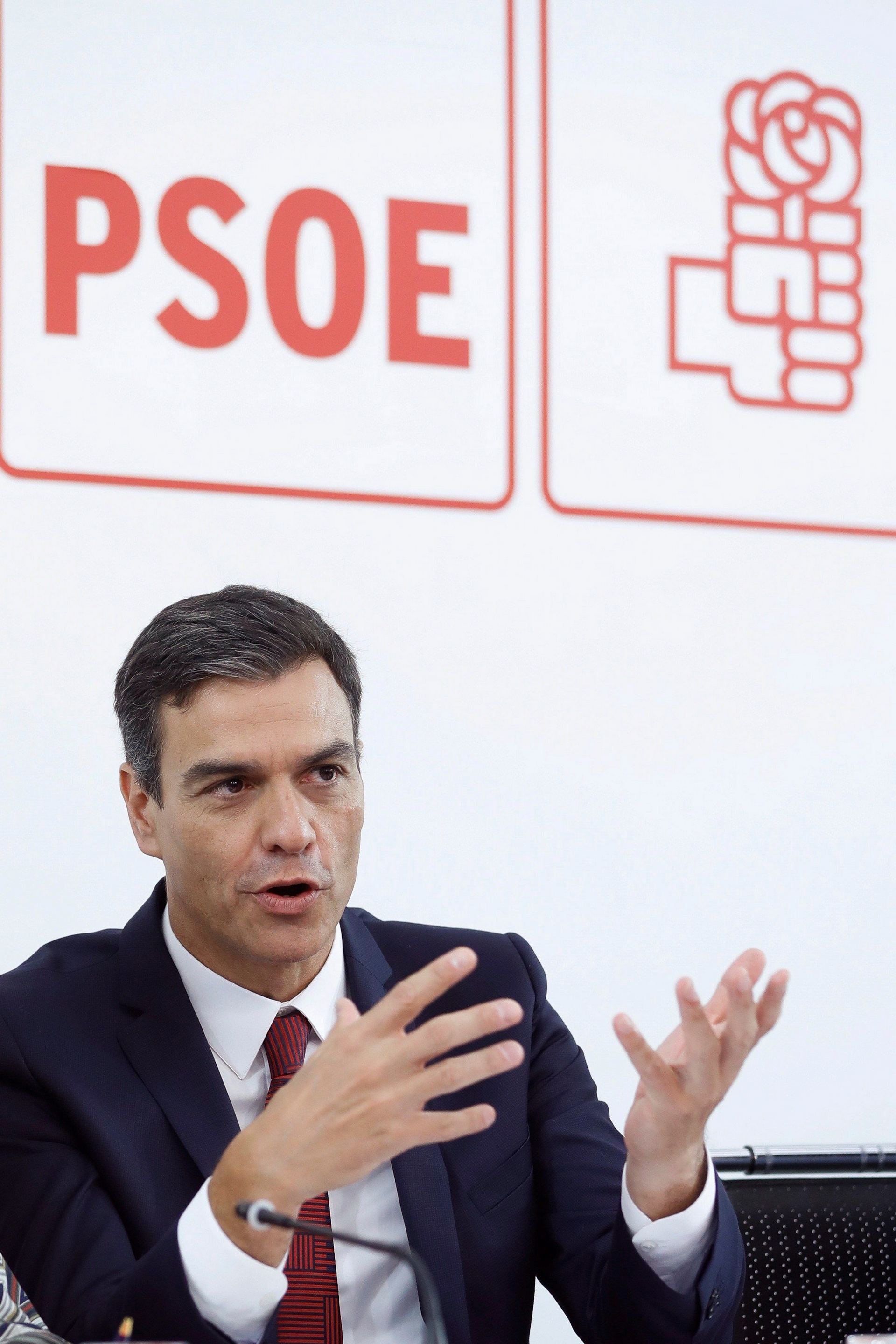 El presidente del Gobierno y secretario general del PSOE, Pedro Sánchez.