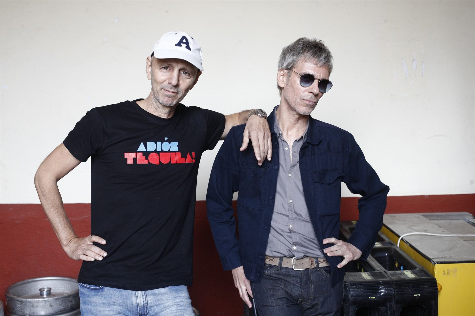 El grupo de rock Tequila en la presentación de su gira de despedida.