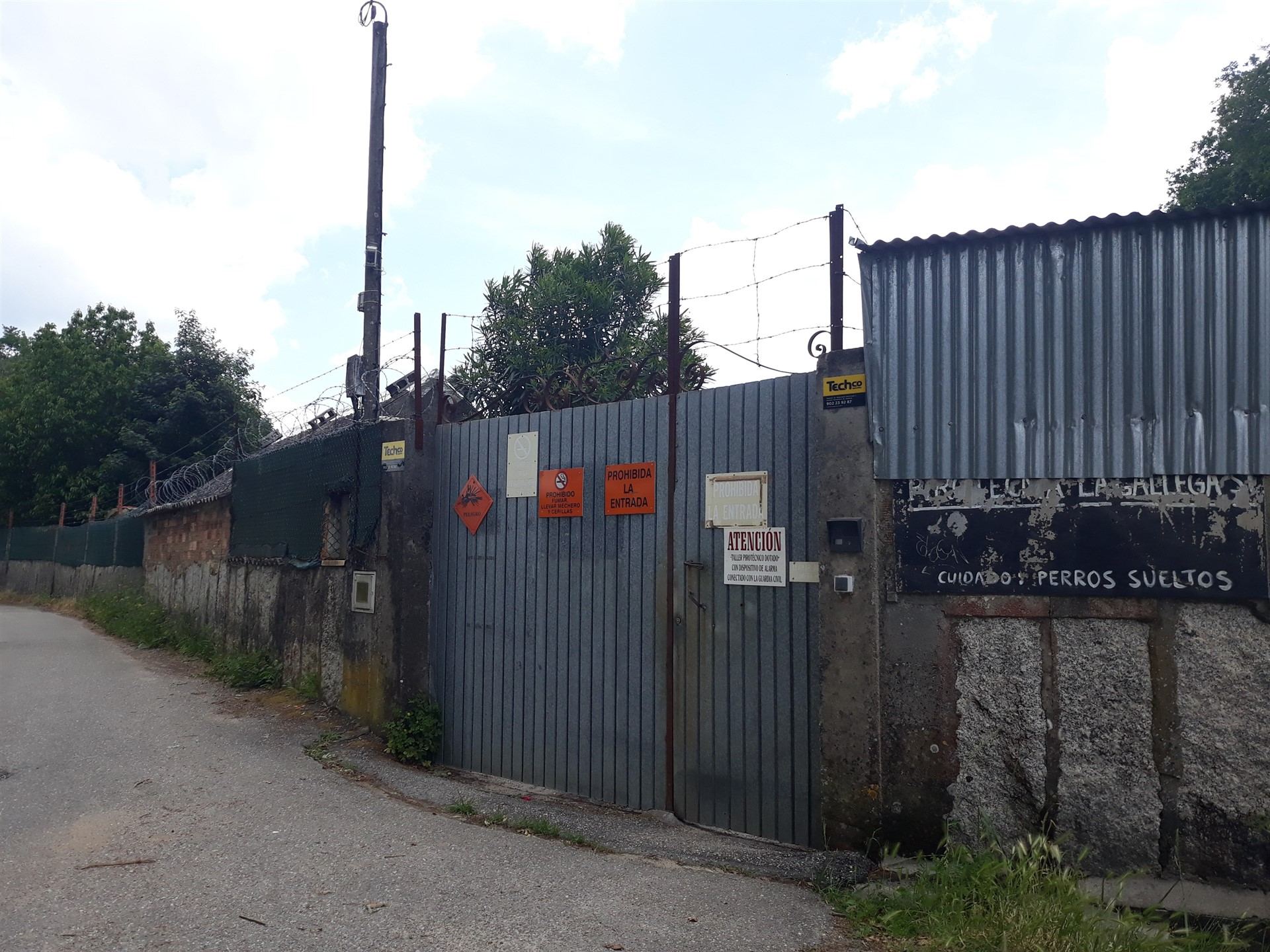 TImagen de archivo de la pirotecnia que explotó en TUI.