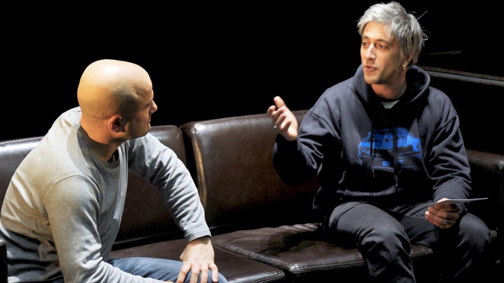 Pako Merino y Diego Lorca presentan su obra ‘Distancia siete minutos’ en la pasada edición de Puro Teatro.