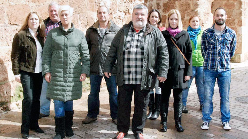 Imagen de archivo de los integrantes de ‘Ayllón Camina’ hace tres años. / E.A.