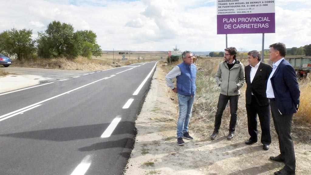 El presidente de la Diputación visitó las obras hace unos días. / el adelantado