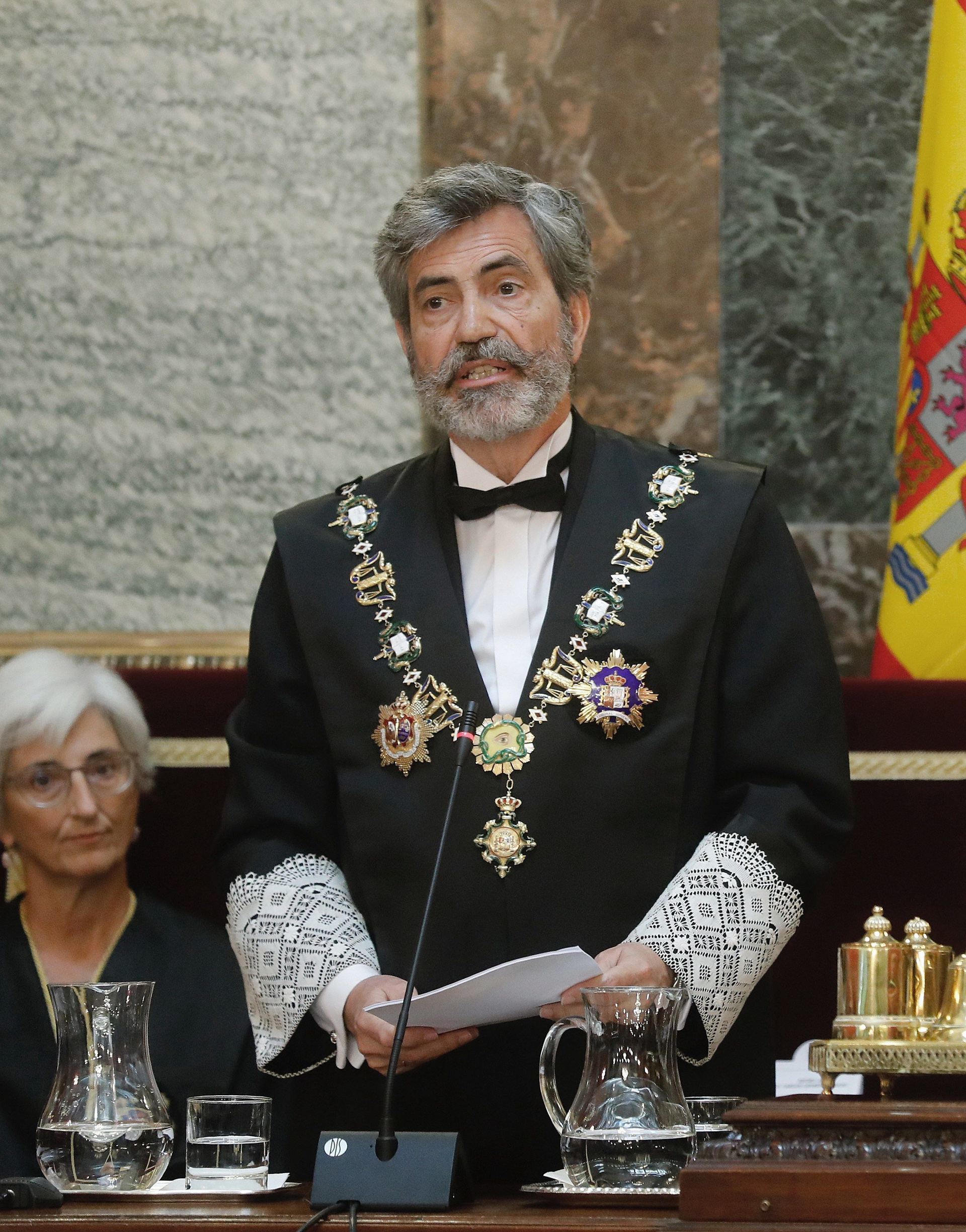El presidente del Tribunal Supremo y del Consejo General del Poder Judicial, Carlos Lesmes.