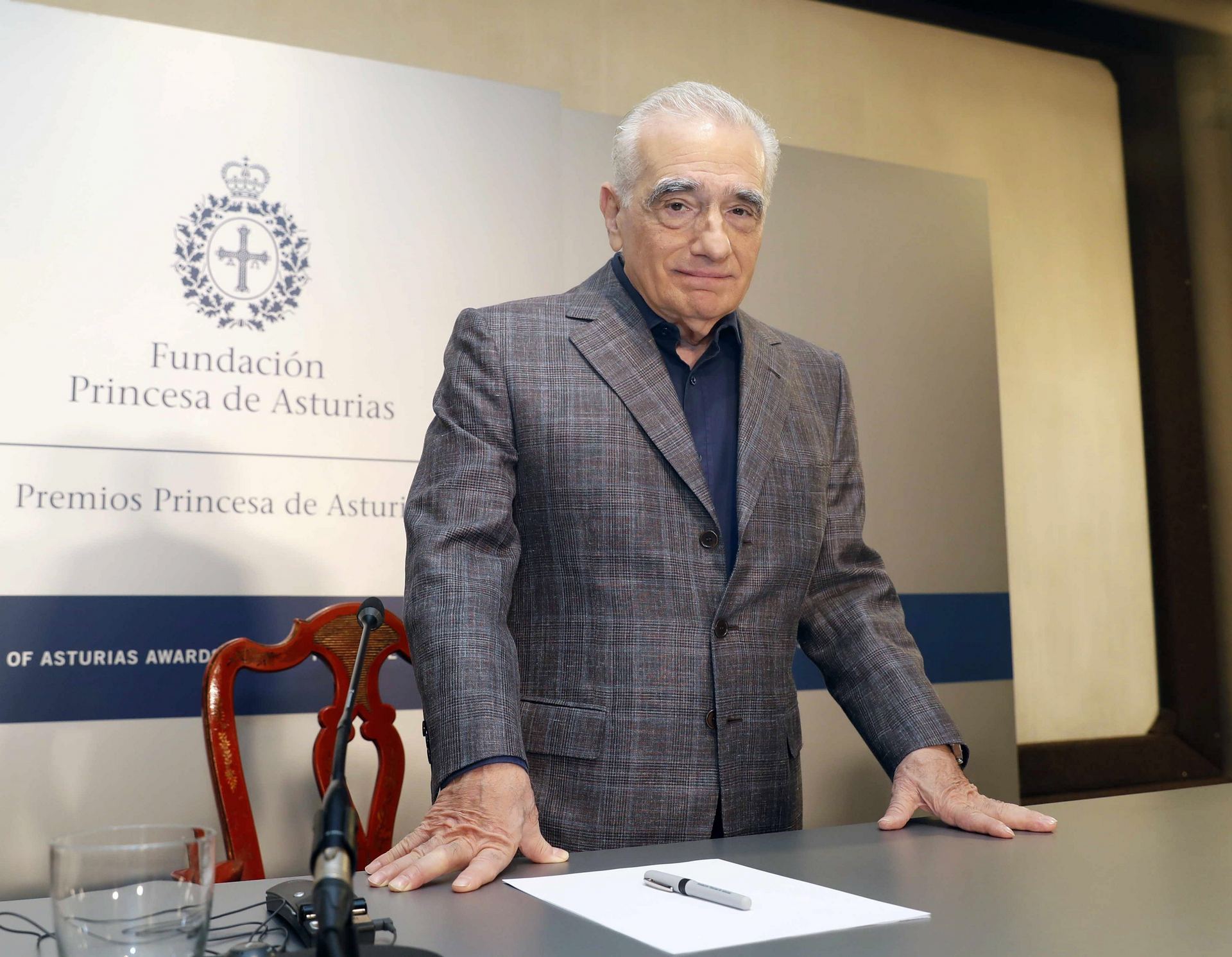 Scorsese ensalza su pasado contra la política migratoria de Trump 1 Martin Scorsese mantuvo hoy un encuentro con los medios de comunicación